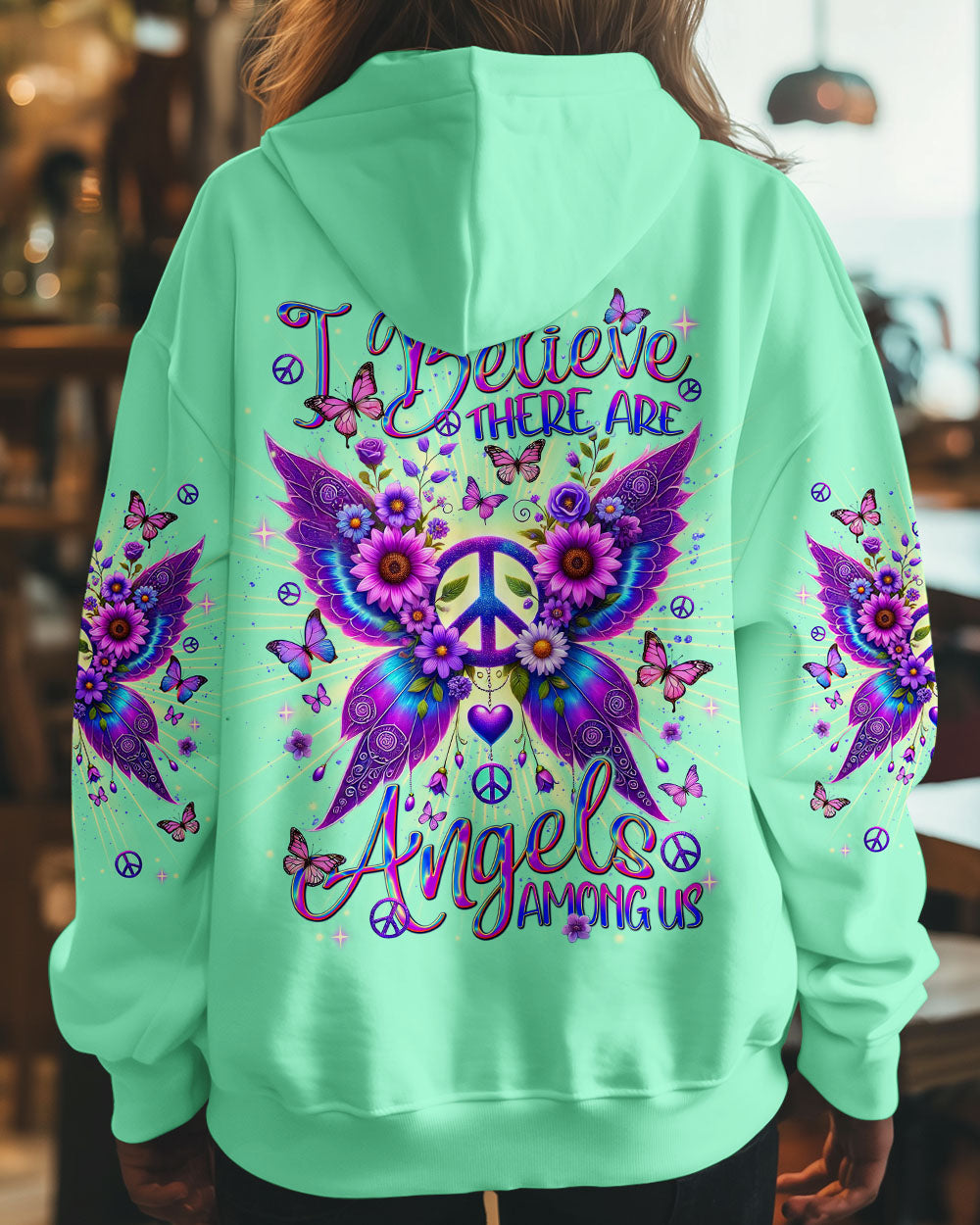 I BELIEVE THERE ARE ANGELS AMONG US WINGS ALL OVER PRINT  - TLNT2002252