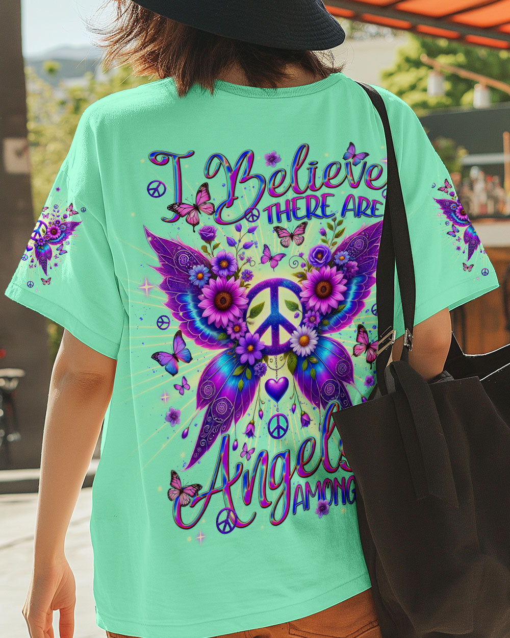 I BELIEVE THERE ARE ANGELS AMONG US WINGS ALL OVER PRINT  - TLNT2002252
