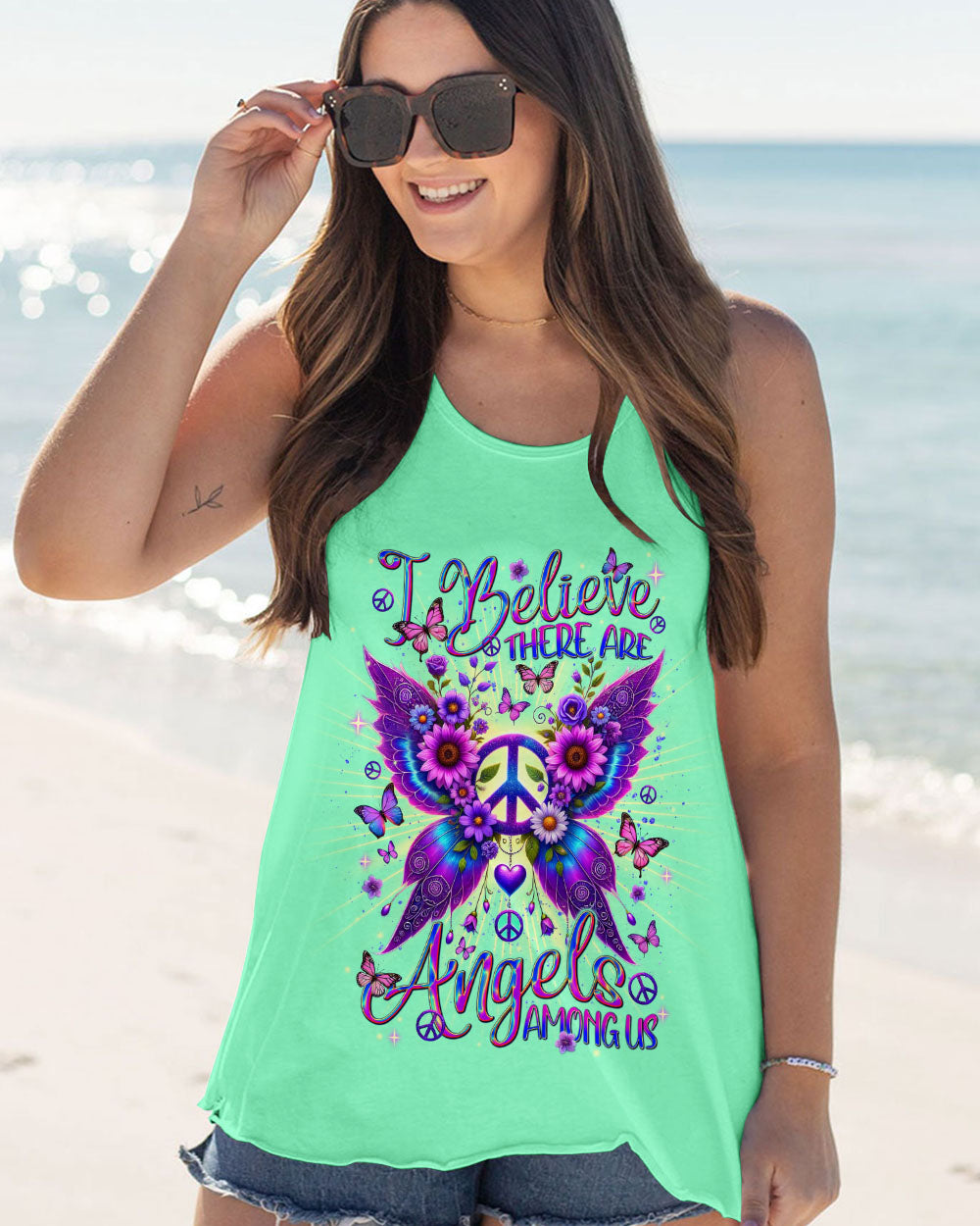 I BELIEVE THERE ARE ANGELS AMONG US WINGS ALL OVER PRINT  - TLNT2002252
