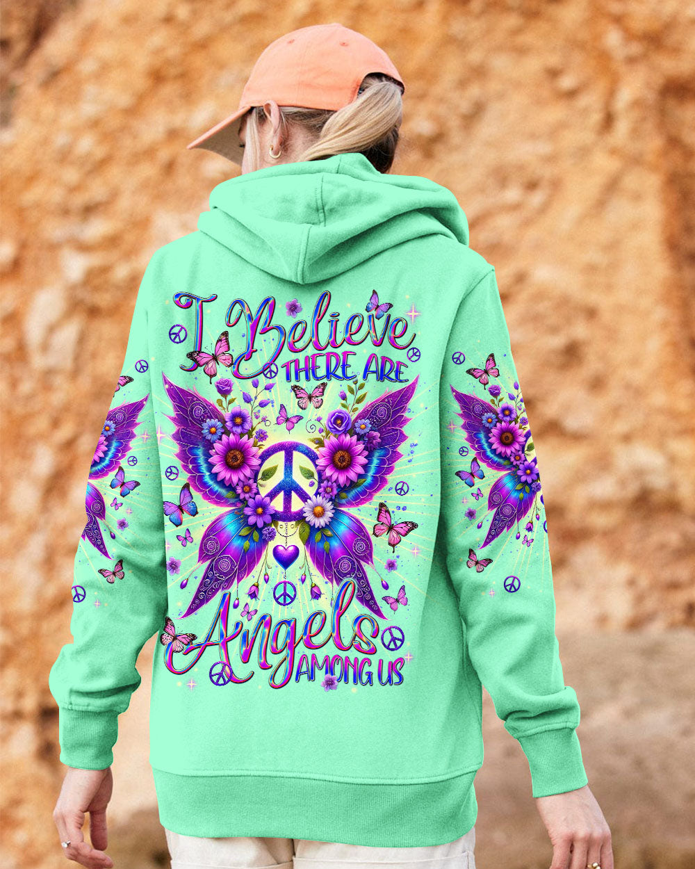 I BELIEVE THERE ARE ANGELS AMONG US WINGS ALL OVER PRINT  - TLNT2002252