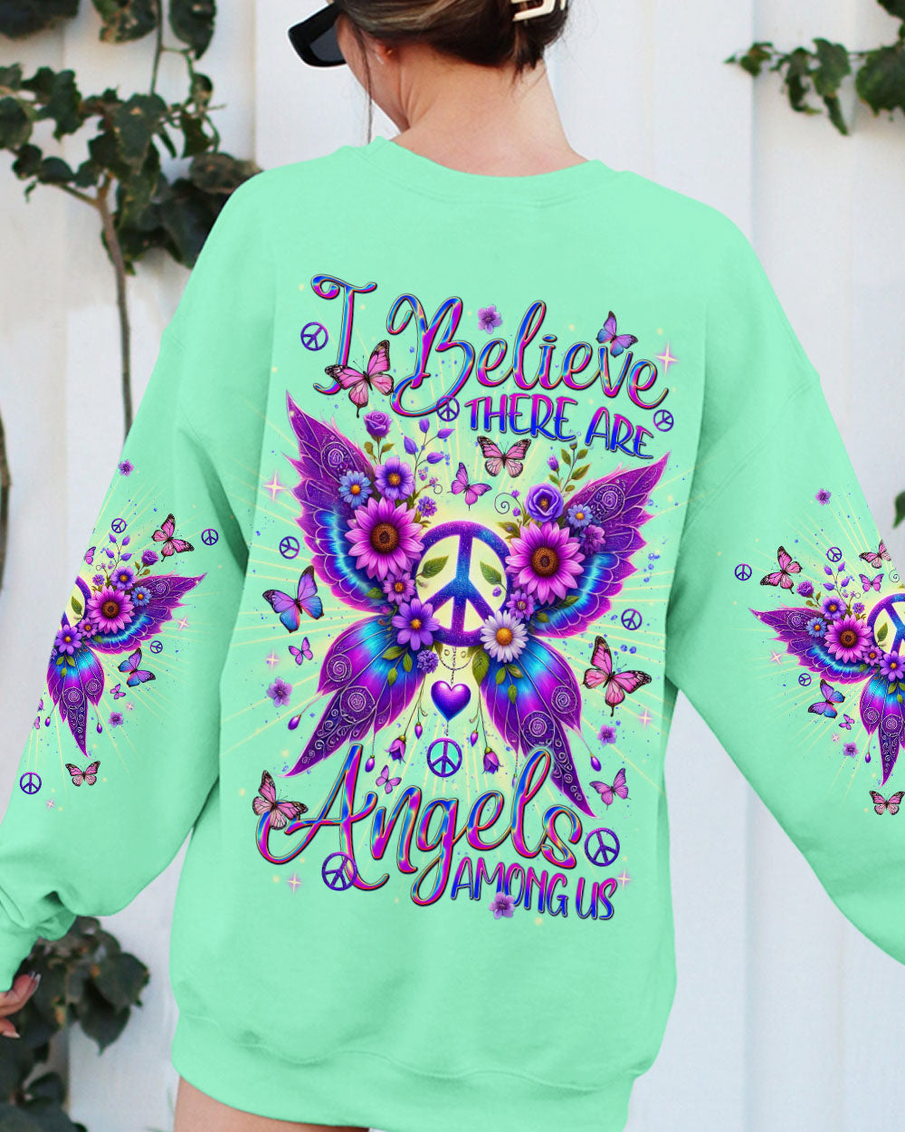 I BELIEVE THERE ARE ANGELS AMONG US WINGS ALL OVER PRINT  - TLNT2002252