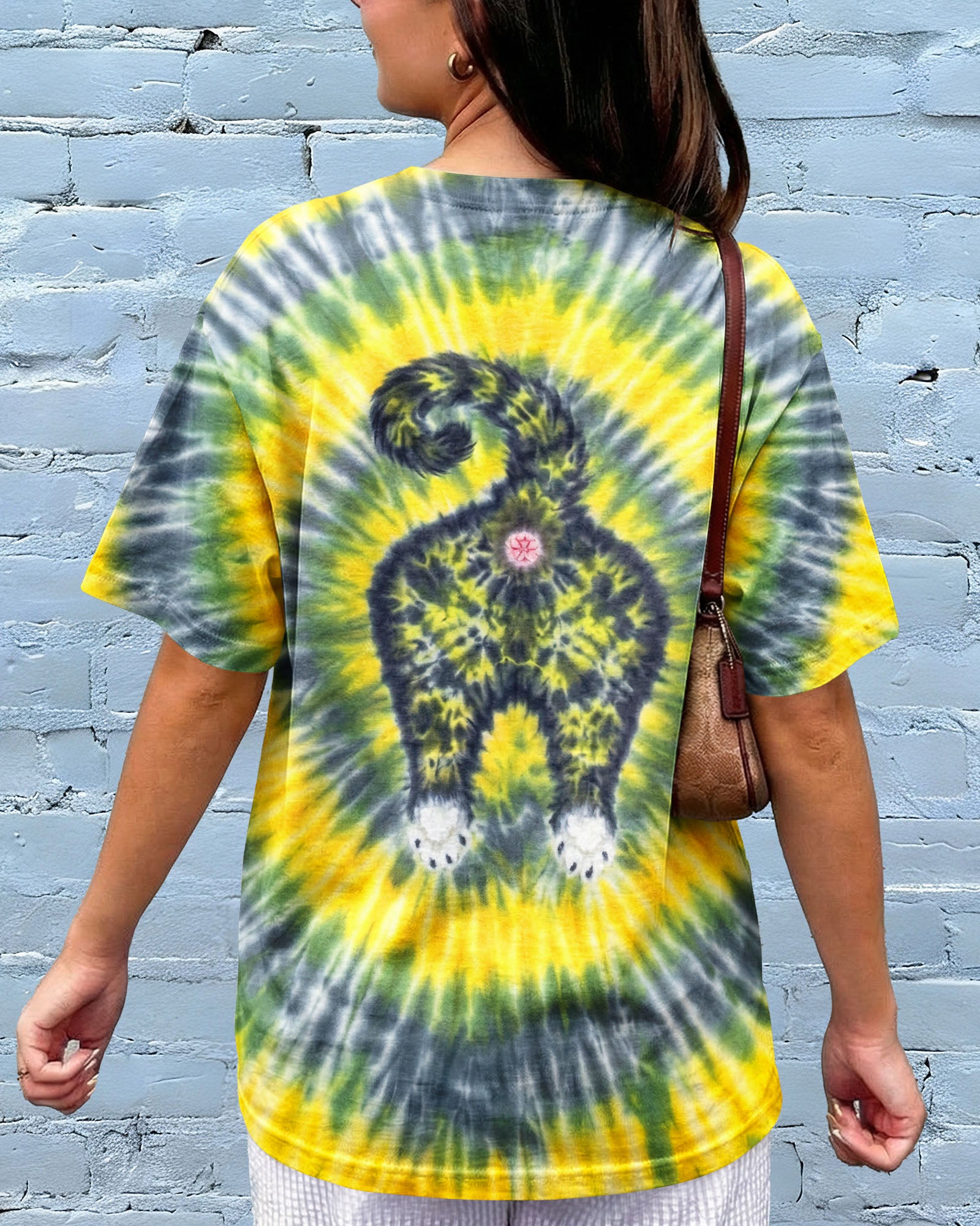 FUNNY CAT  SWIRL  ALL OVER PRINT - TLNT2003261