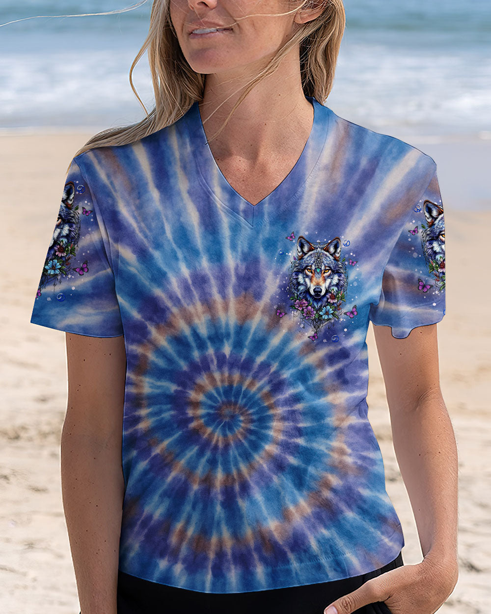 SPIRIT OF A WOLF TIE  DYE ALL OVER PRINT - TLNT2006252