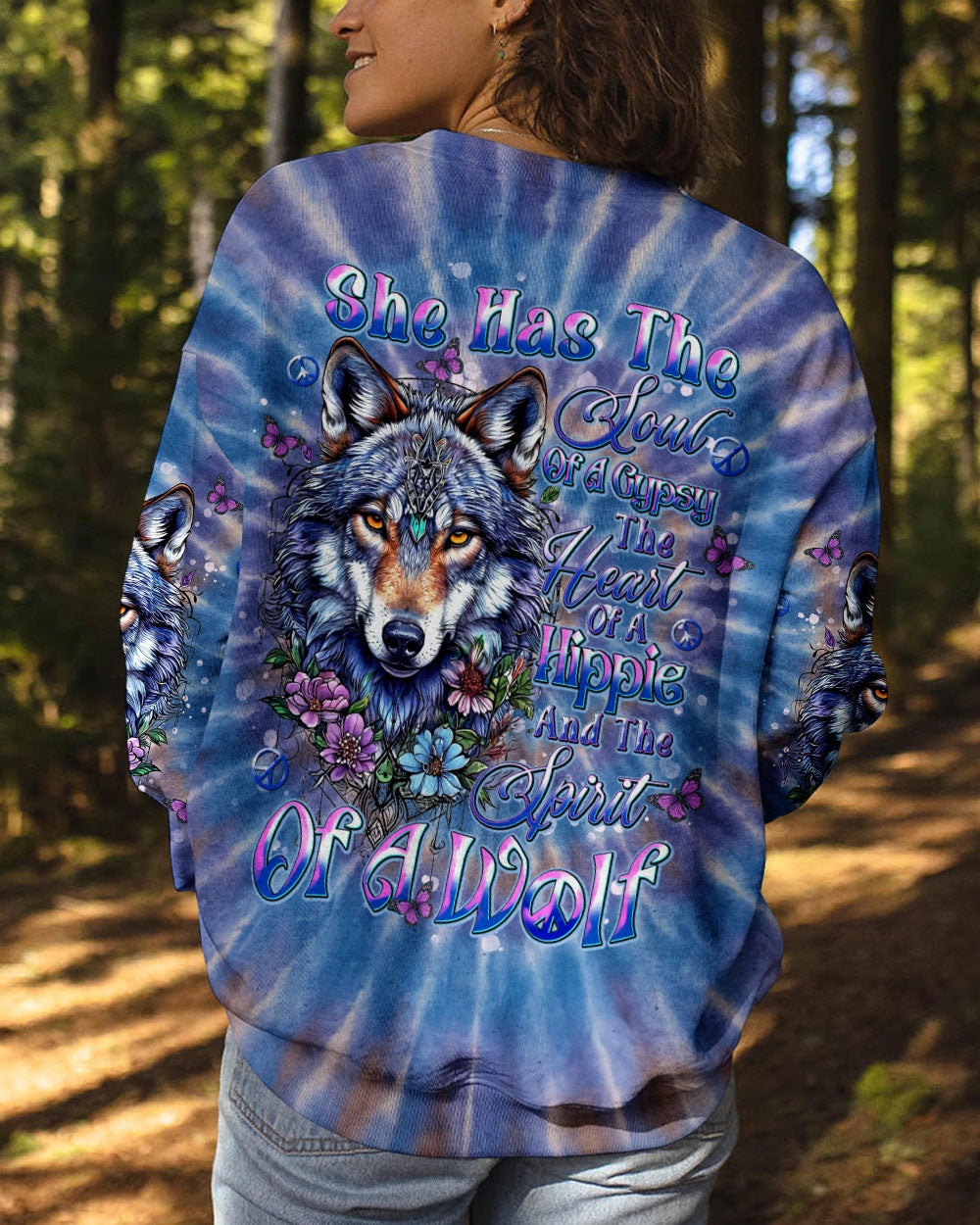 SPIRIT OF A WOLF TIE  DYE ALL OVER PRINT - TLNT2006252