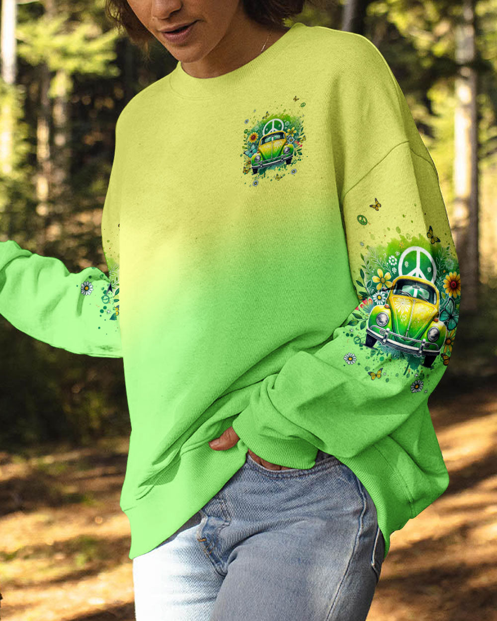 DON'T KNOW WHERE I'M GOING HIPPIE BUS ALL OVER PRINT - TLNT2103251