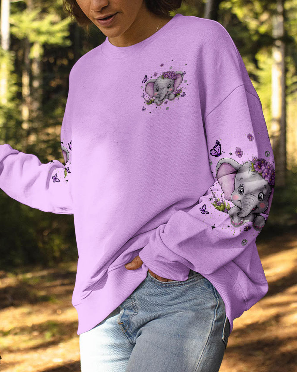 HIPPIE SOUL WITH AN ELEPHANT HEART ALL OVER PRINT - TLNT2107251