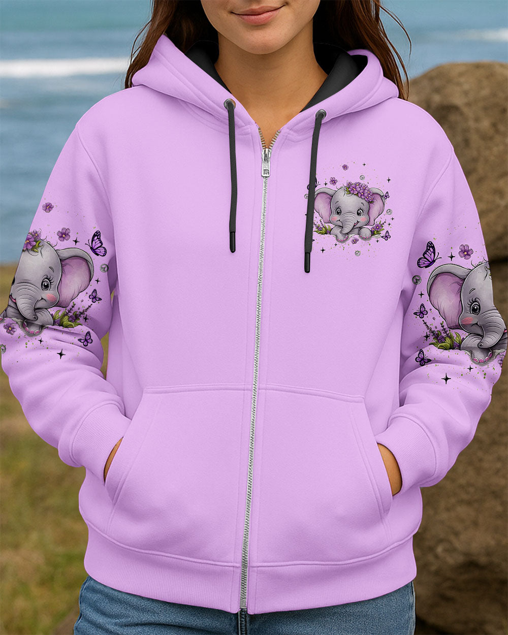 HIPPIE SOUL WITH AN ELEPHANT HEART ALL OVER PRINT - TLNT2107251