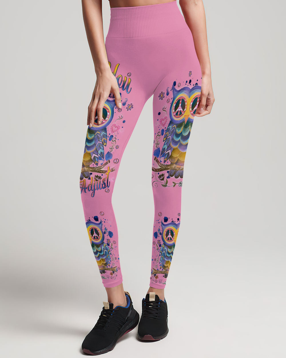 BE YOU THE WORLD WILL ADJUST OWL ALL OVER PRINT - TLNT2208233