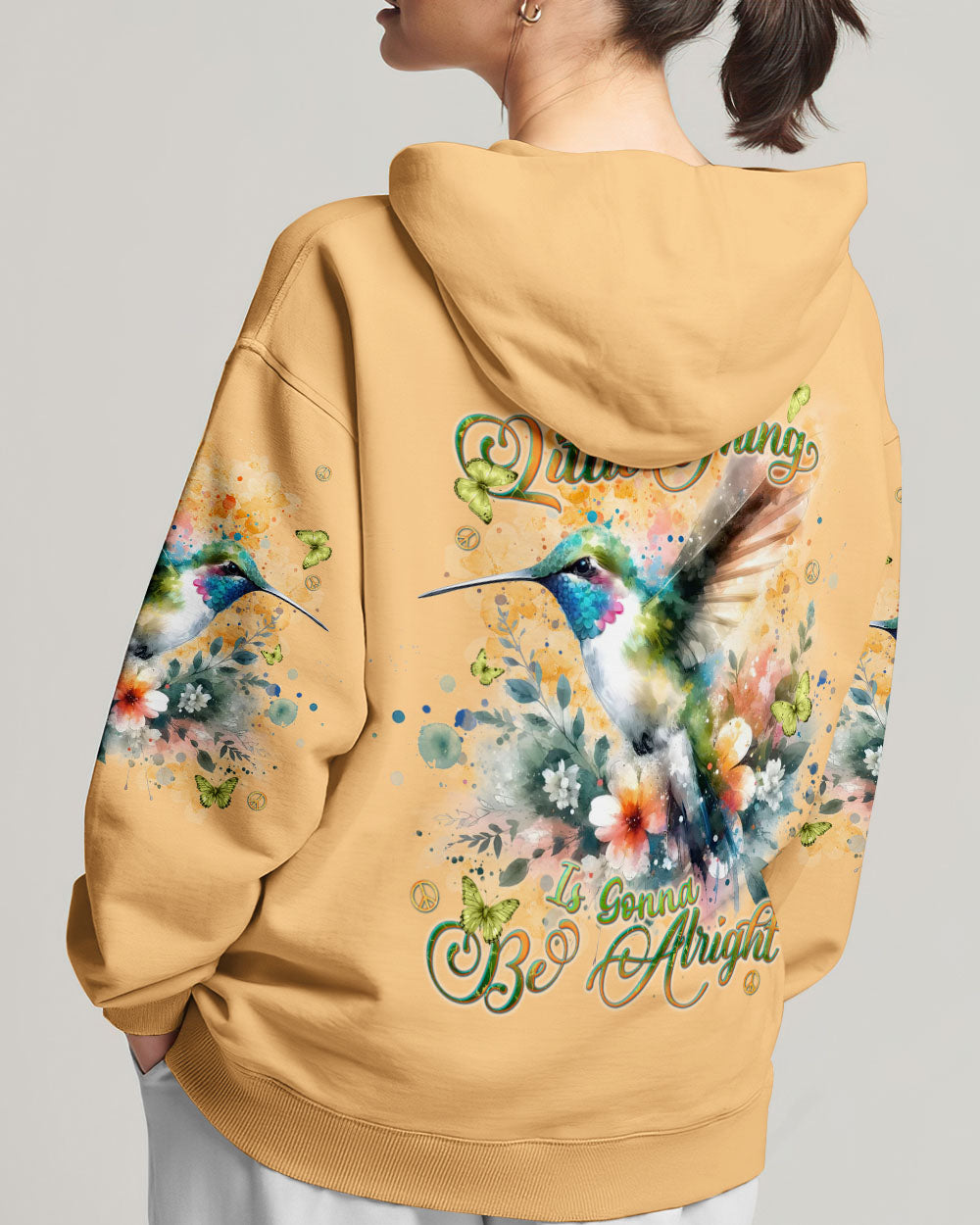 EVERY LITTLE THING HUMMINGBIRD ALL OVER PRINT - TLNT2305243
