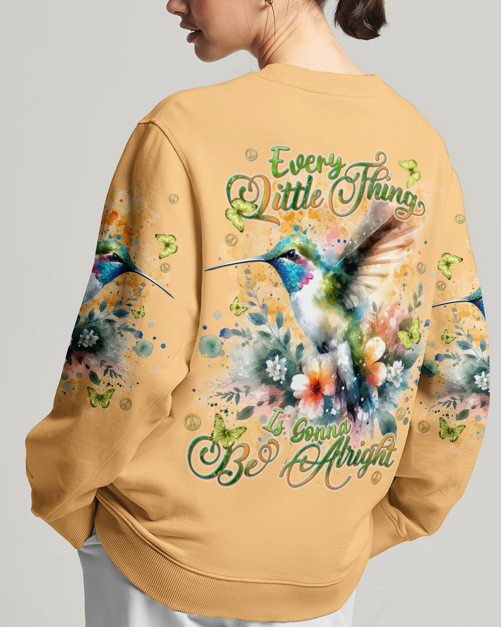 EVERY LITTLE THING HUMMINGBIRD ALL OVER PRINT - TLNT2305243