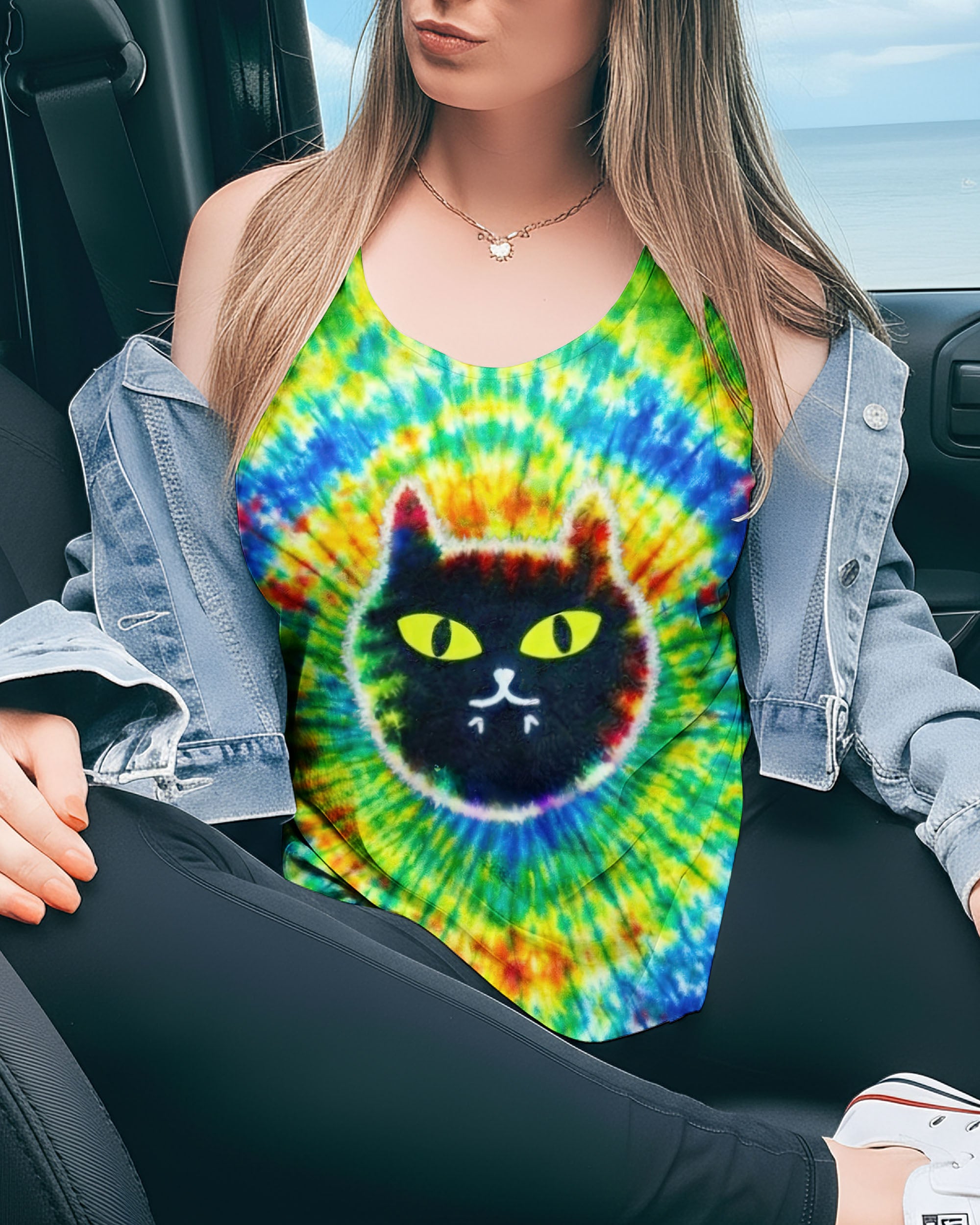 FUNNY CAT SWIRL PATTERN ALL OVER PRINT - TLNT2312253