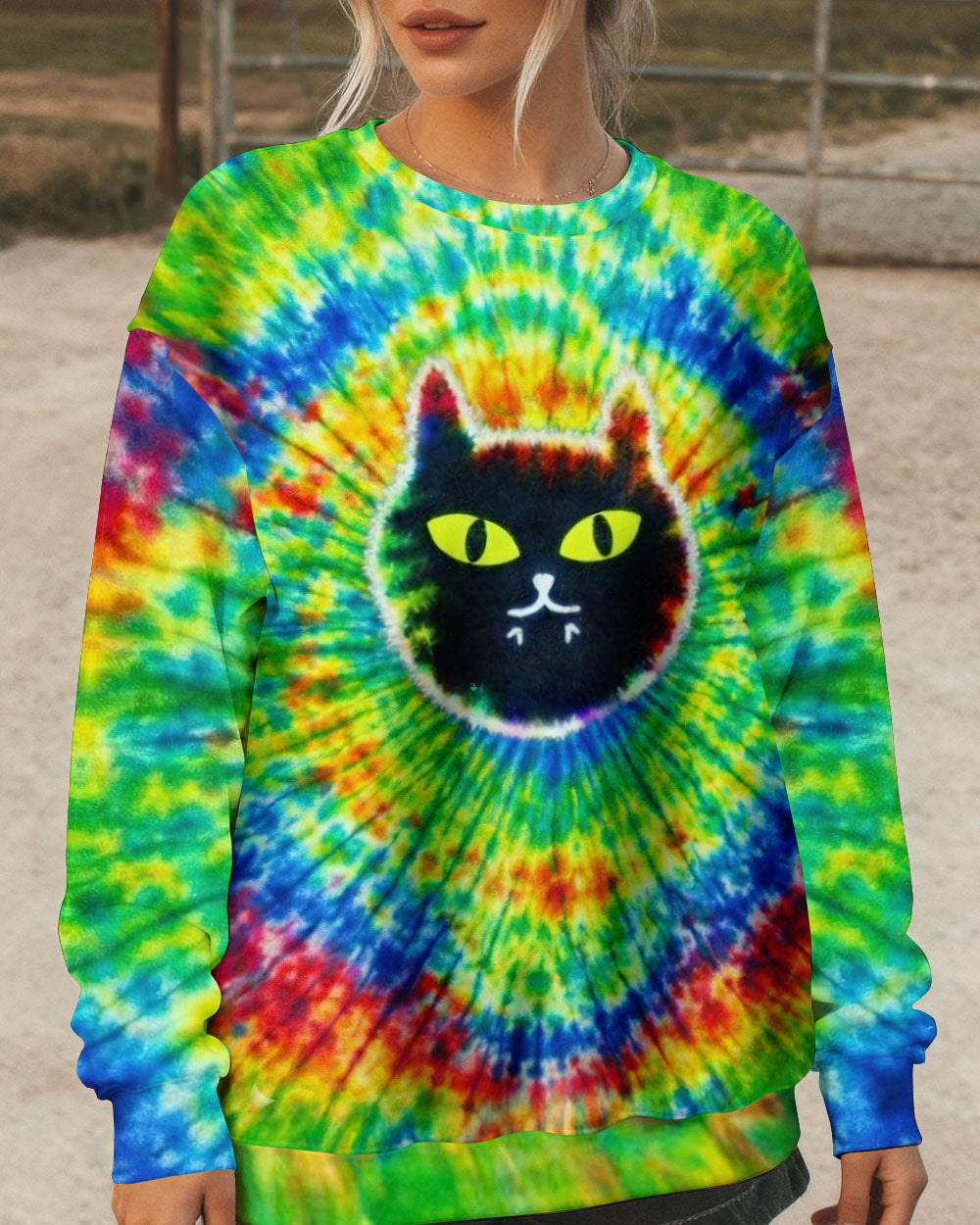 FUNNY CAT SWIRL PATTERN ALL OVER PRINT - TLNT2312253