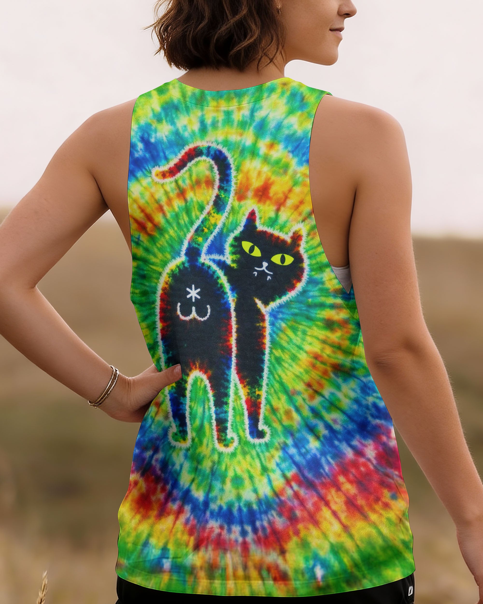 FUNNY CAT SWIRL PATTERN ALL OVER PRINT - TLNT2312253