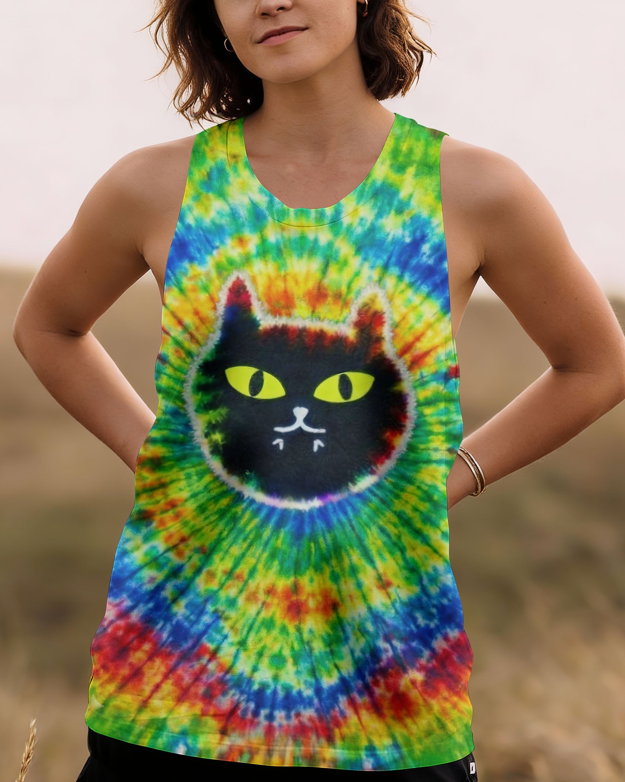 FUNNY CAT SWIRL PATTERN ALL OVER PRINT - TLNT2312253