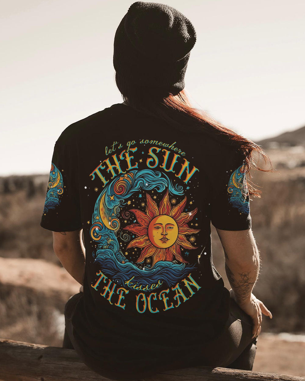 LET'S GO SOMEWHERE THE SUN ALL OVER PRINT - TLNT2405231