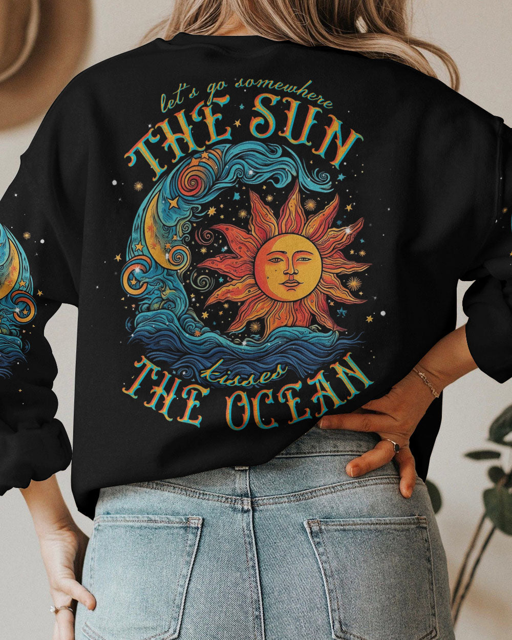 LET'S GO SOMEWHERE THE SUN ALL OVER PRINT - TLNT2405231