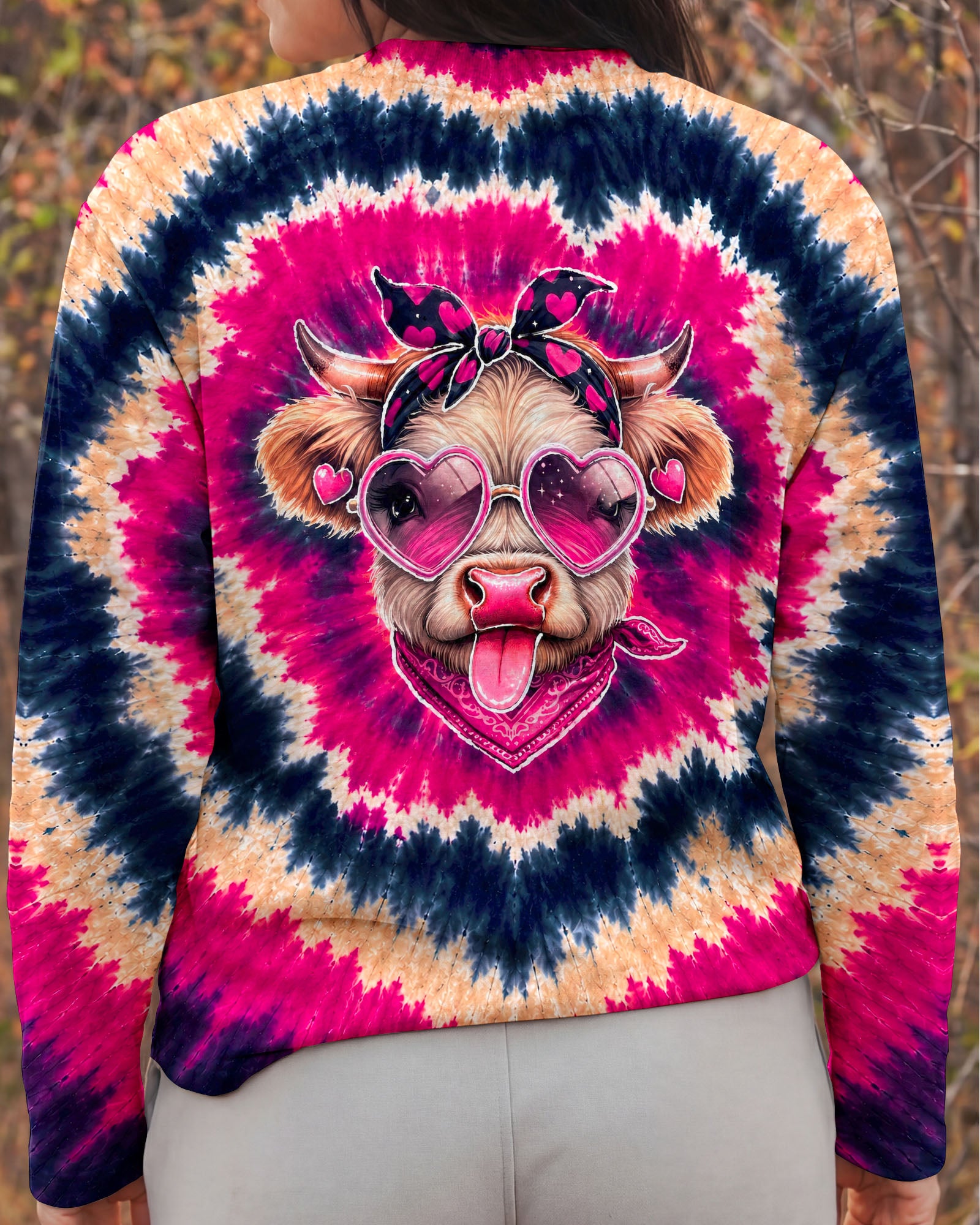 HEIFER COW HEART SWIRL ALL OVER PRINT  - TLNT2406263