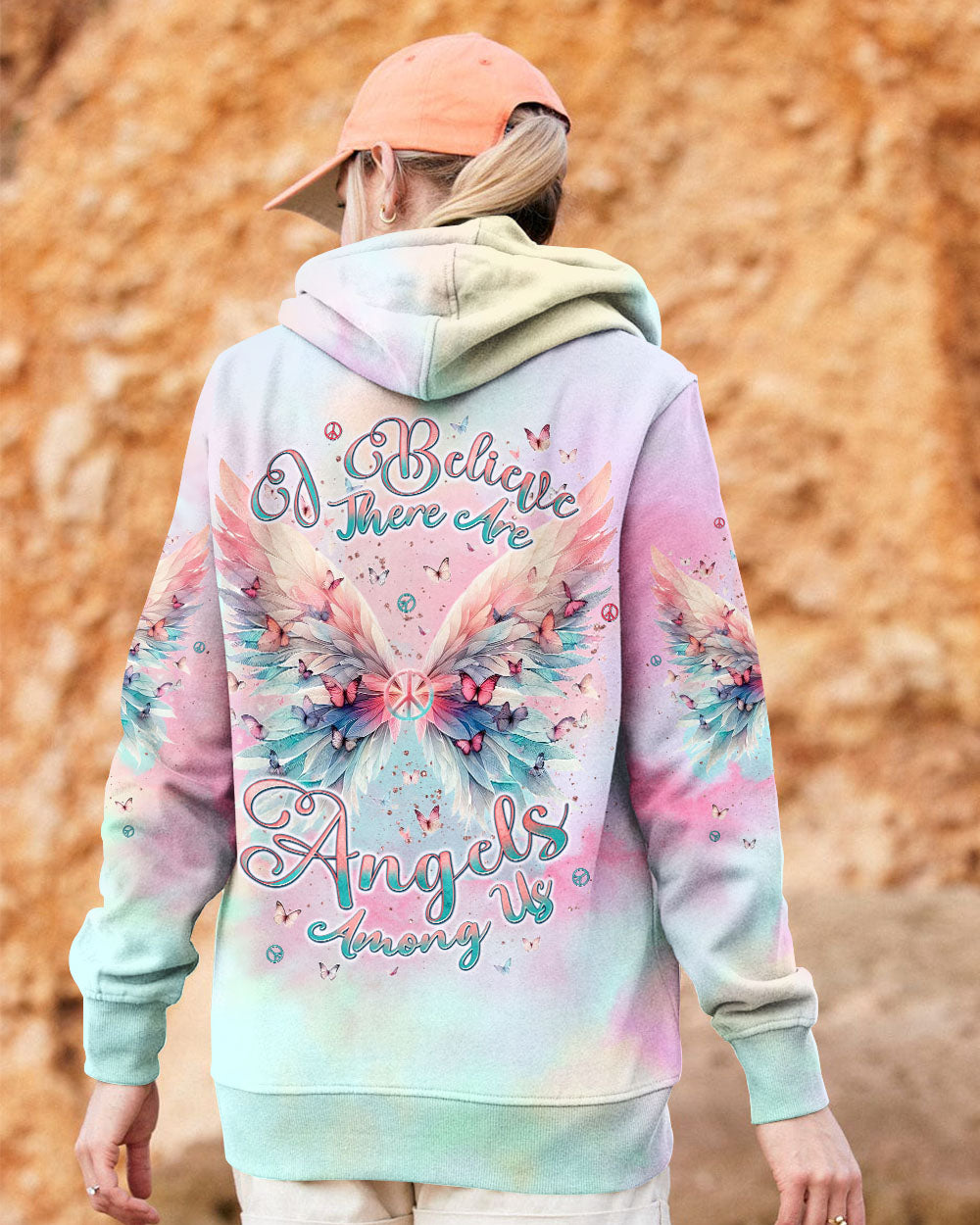 I BELIEVE THERE ARE ANGELS AMONG US ALL OVER PRINT - TLNT2409242