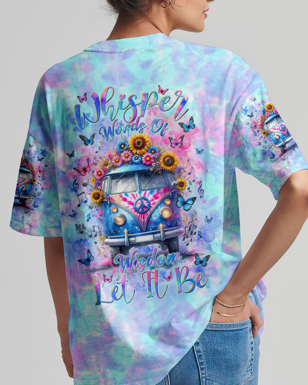 WHISPER WORDS OF WISDOM HIPPIE BUS ALL OVER PRINT - TLNT2411234