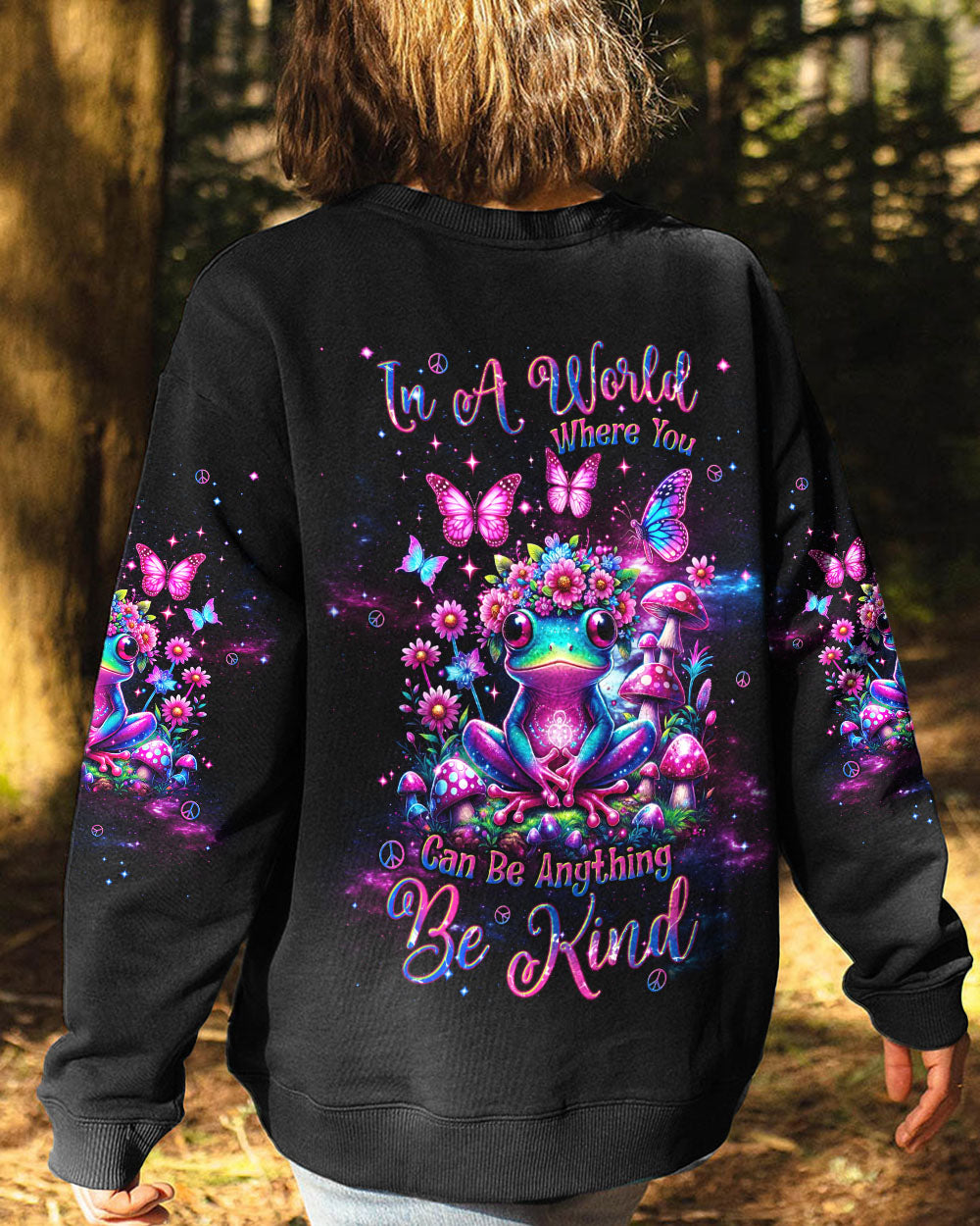 BE KIND FROG ALL OVER PRINT - TLNT2501242