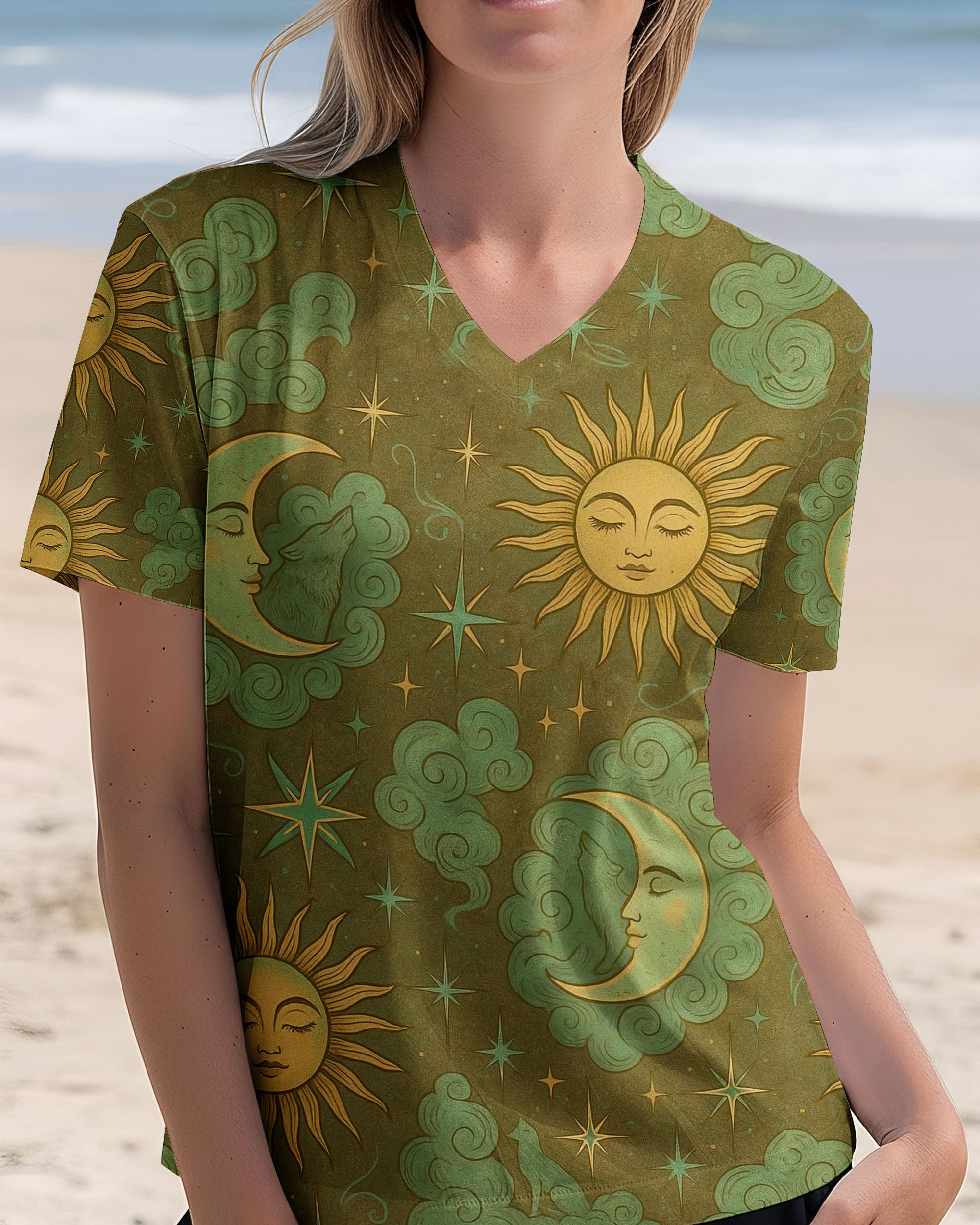 HIPPIE SUN & MOON UNIVERSE  ALL OVER PRINT - TLNT2511251