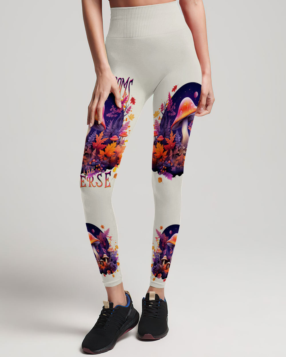 EAT MUSHROOMS SEE THE UNIVERSE AUTUMN ALL OVER PRINT - TLNT2607231