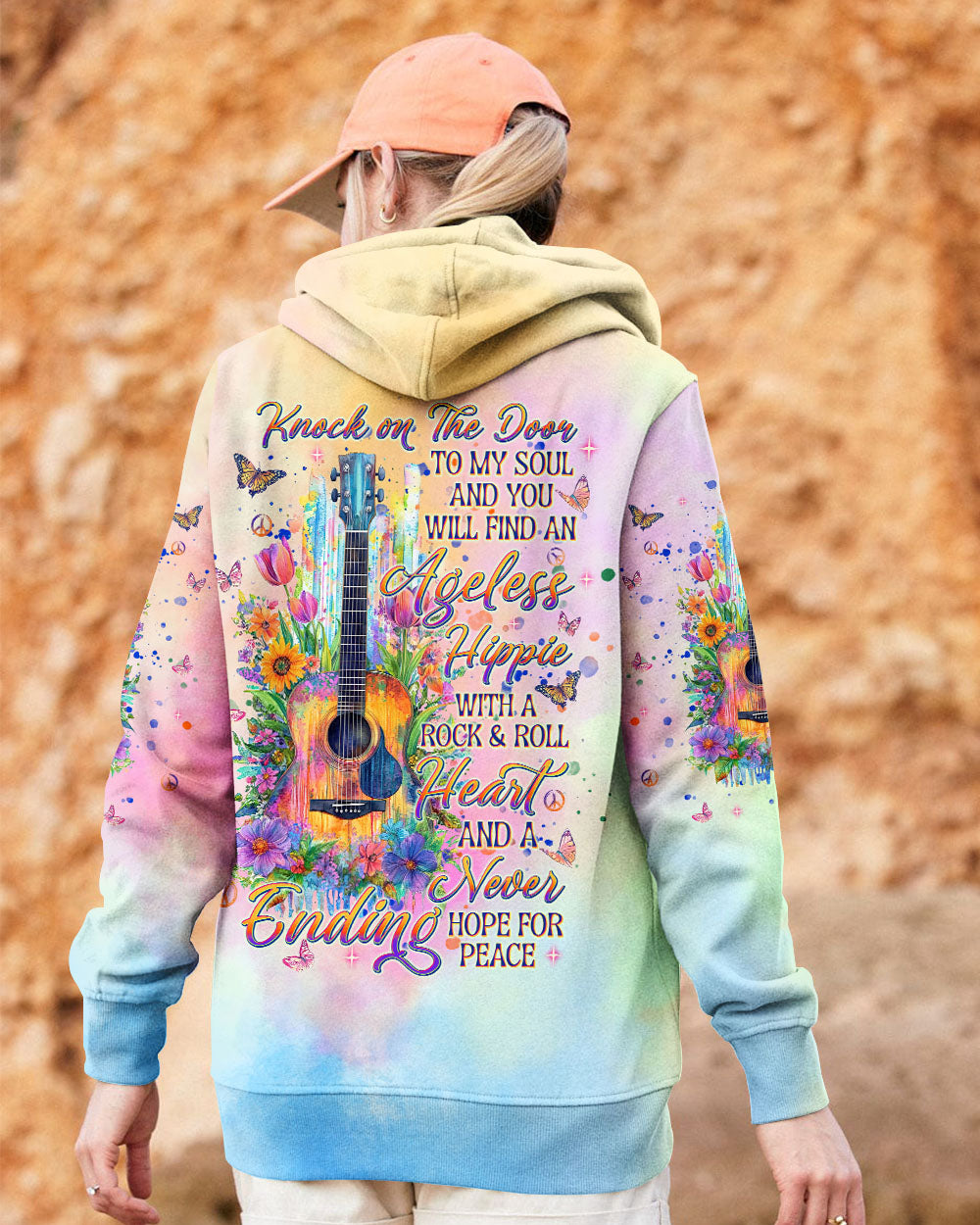 KNOCK ON THE DOOR TO MY SOUL GUITAR  ALL OVER PRINT - TLNT2703253