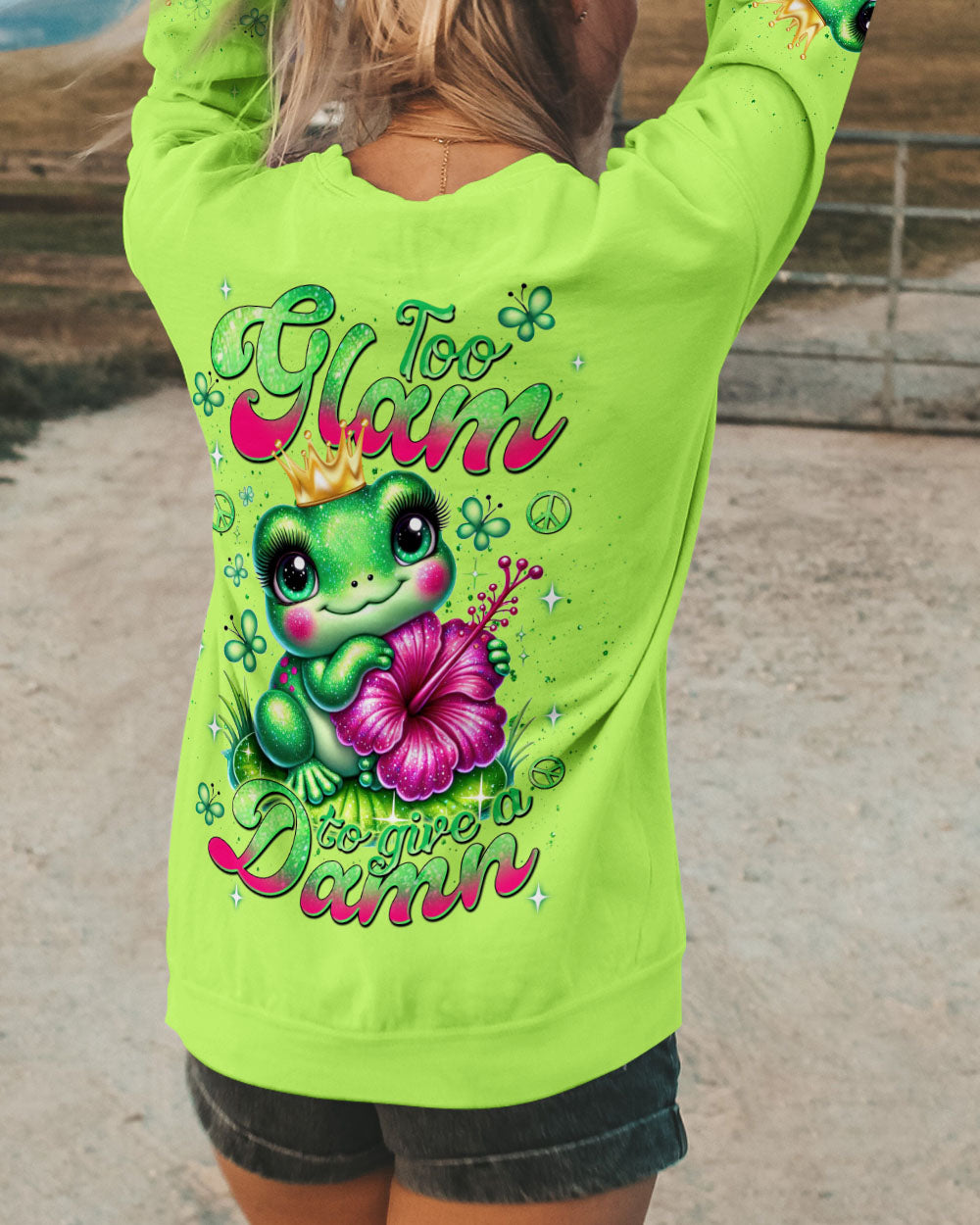 TOO GLAM FROG ALL OVER PRINT - TLNT2706252