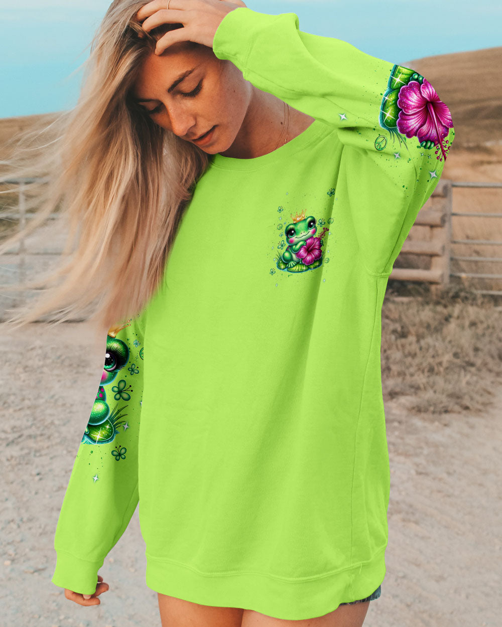 TOO GLAM FROG ALL OVER PRINT - TLNT2706252