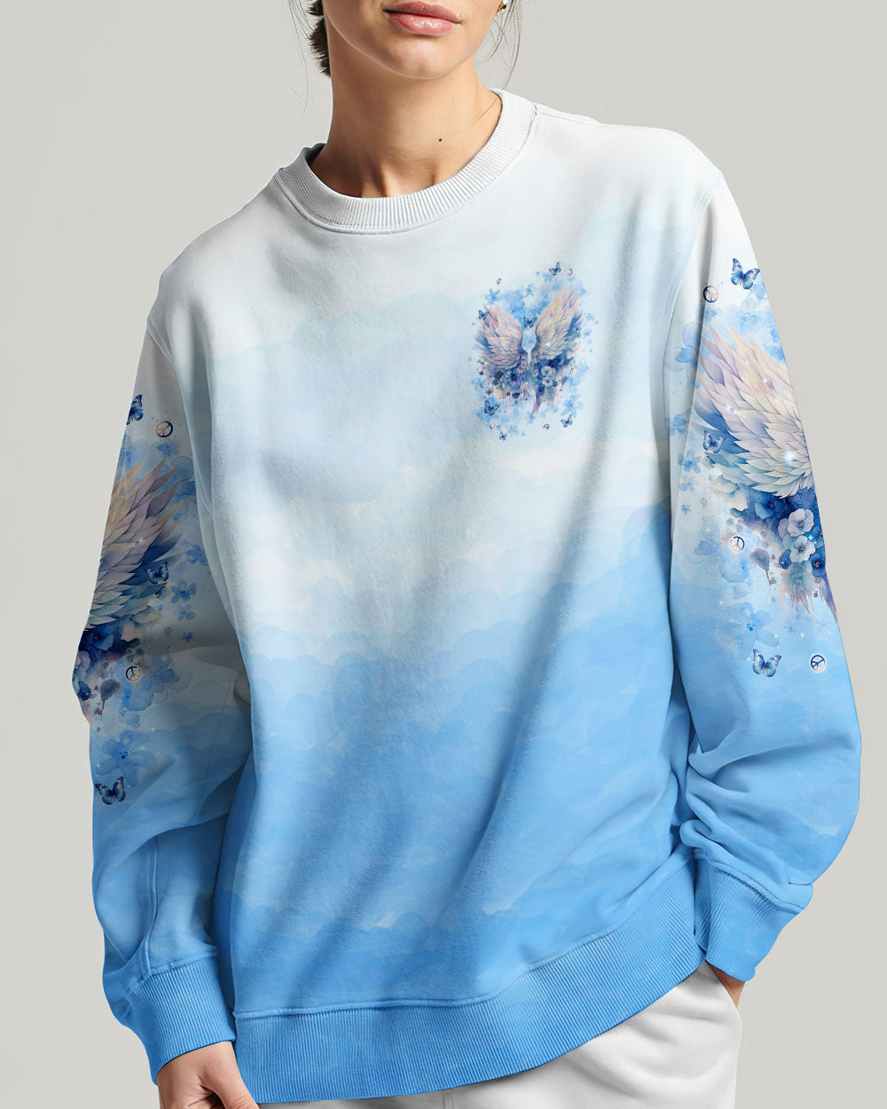 I BELIEVE THERE ARE ANGELS AMONG US WINGS ALL OVER PRINT - TLNT2802244