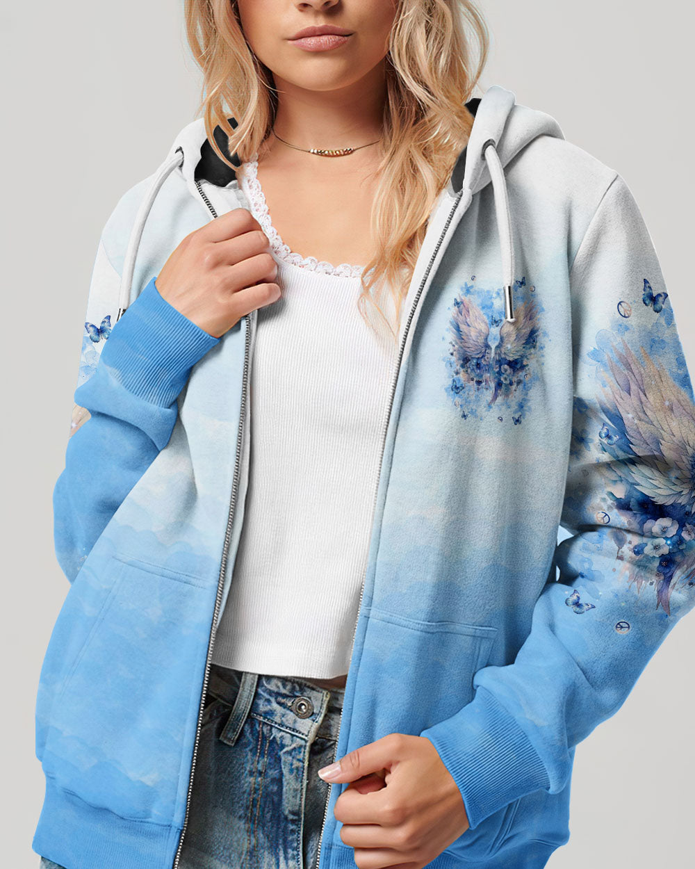 I BELIEVE THERE ARE ANGELS AMONG US WINGS ALL OVER PRINT - TLNT2802244