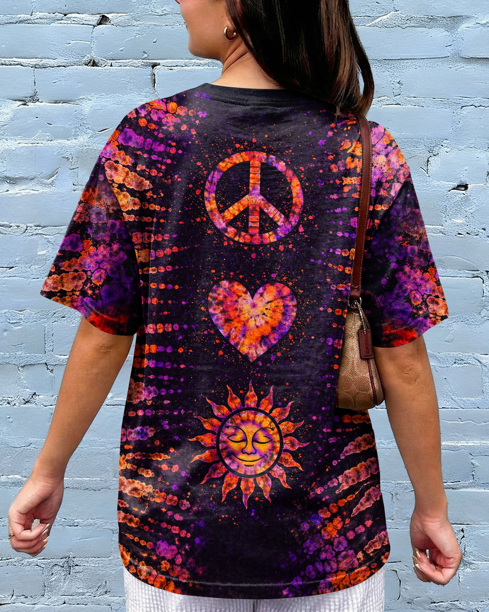 PEACE LOVE SUN SWIRL ALL OVER PRINT - TLNT2803262