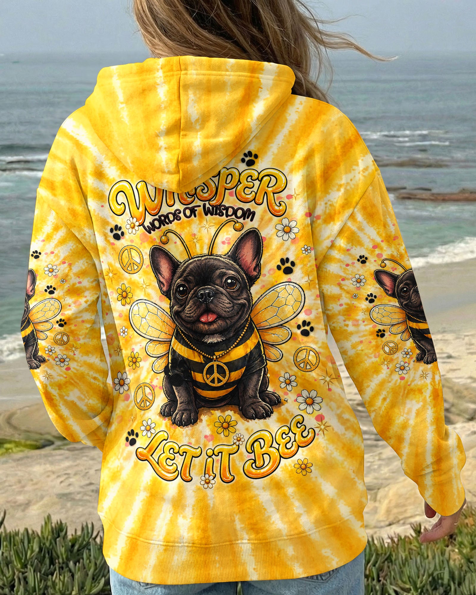 WHISPER WORDS OF WISDOM LET IT BEE FRENCH BULLDOG  ALL OVER PRINT  - TLNT2804262