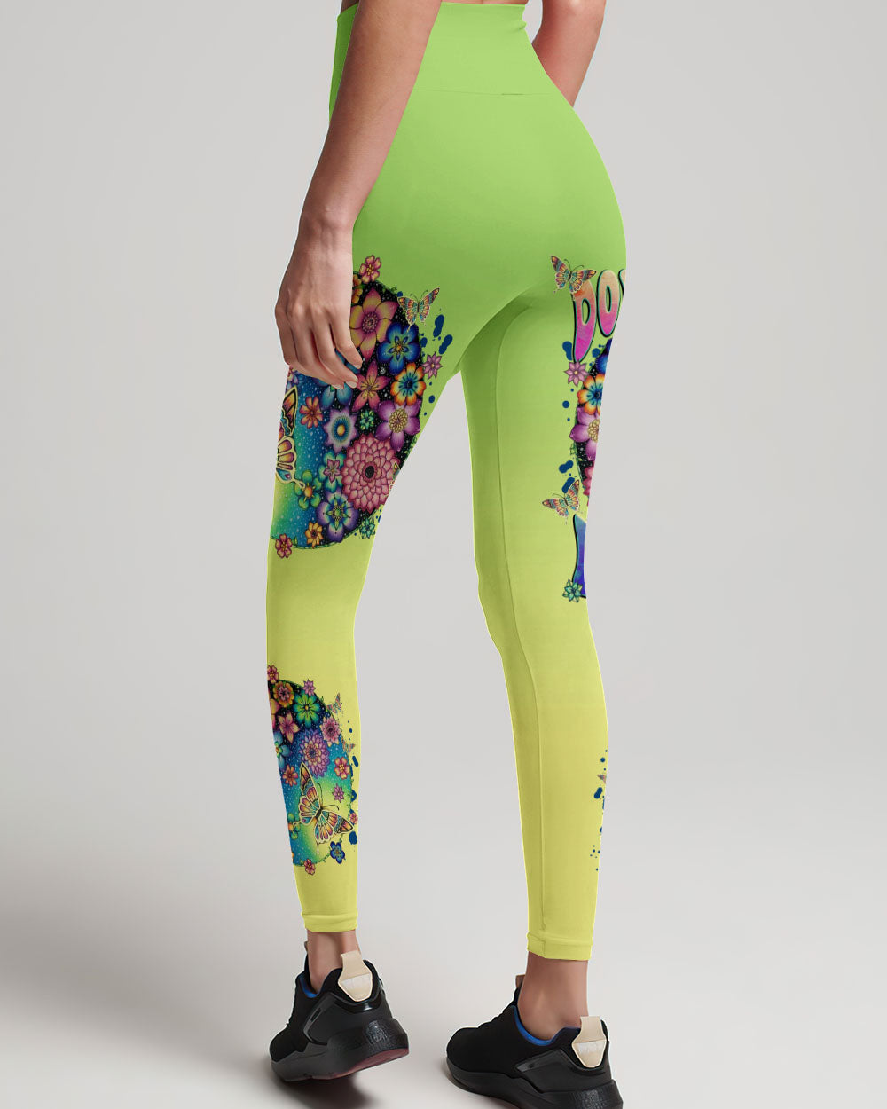 DON'T WORRY BE HIPPIE BUTTERFLY FLOWERS ALL OVER PRINT - TLNT2807231