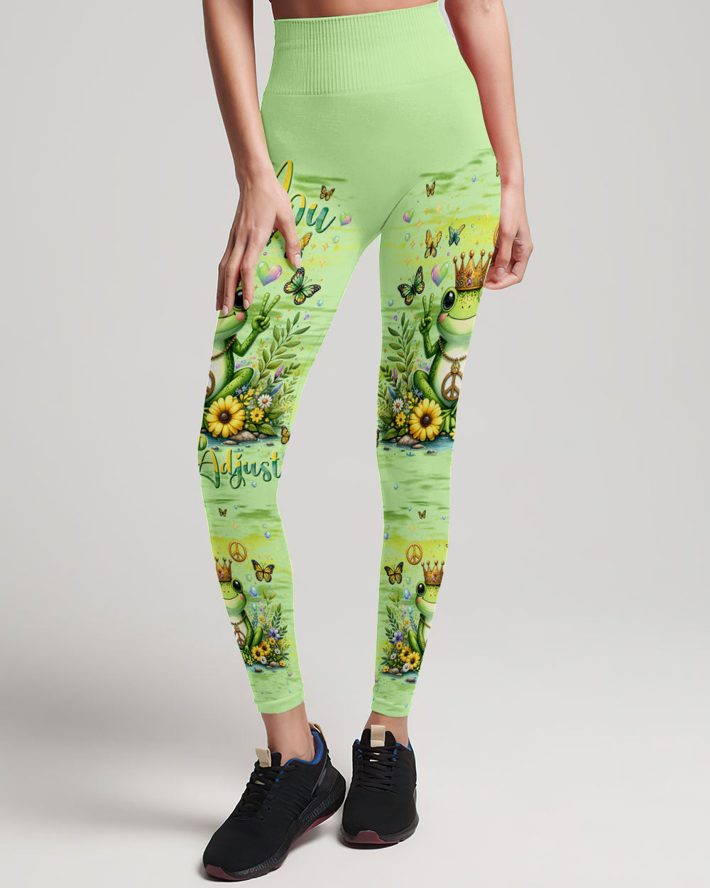 BE YOU THE WORLD WILL ADJUST FROG ALL OVER PRINT - TLNT2811232