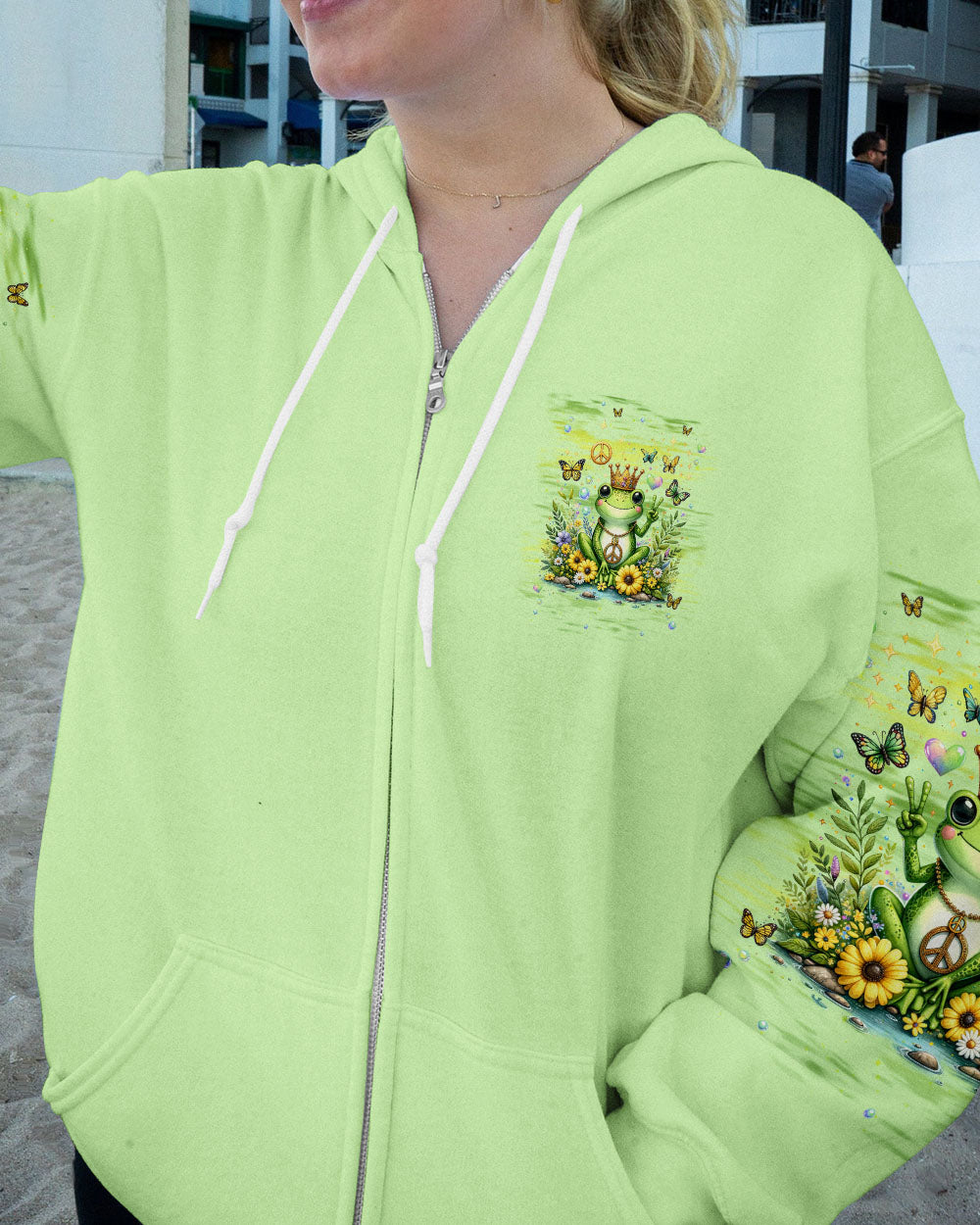 BE YOU THE WORLD WILL ADJUST FROG ALL OVER PRINT - TLNT2811232