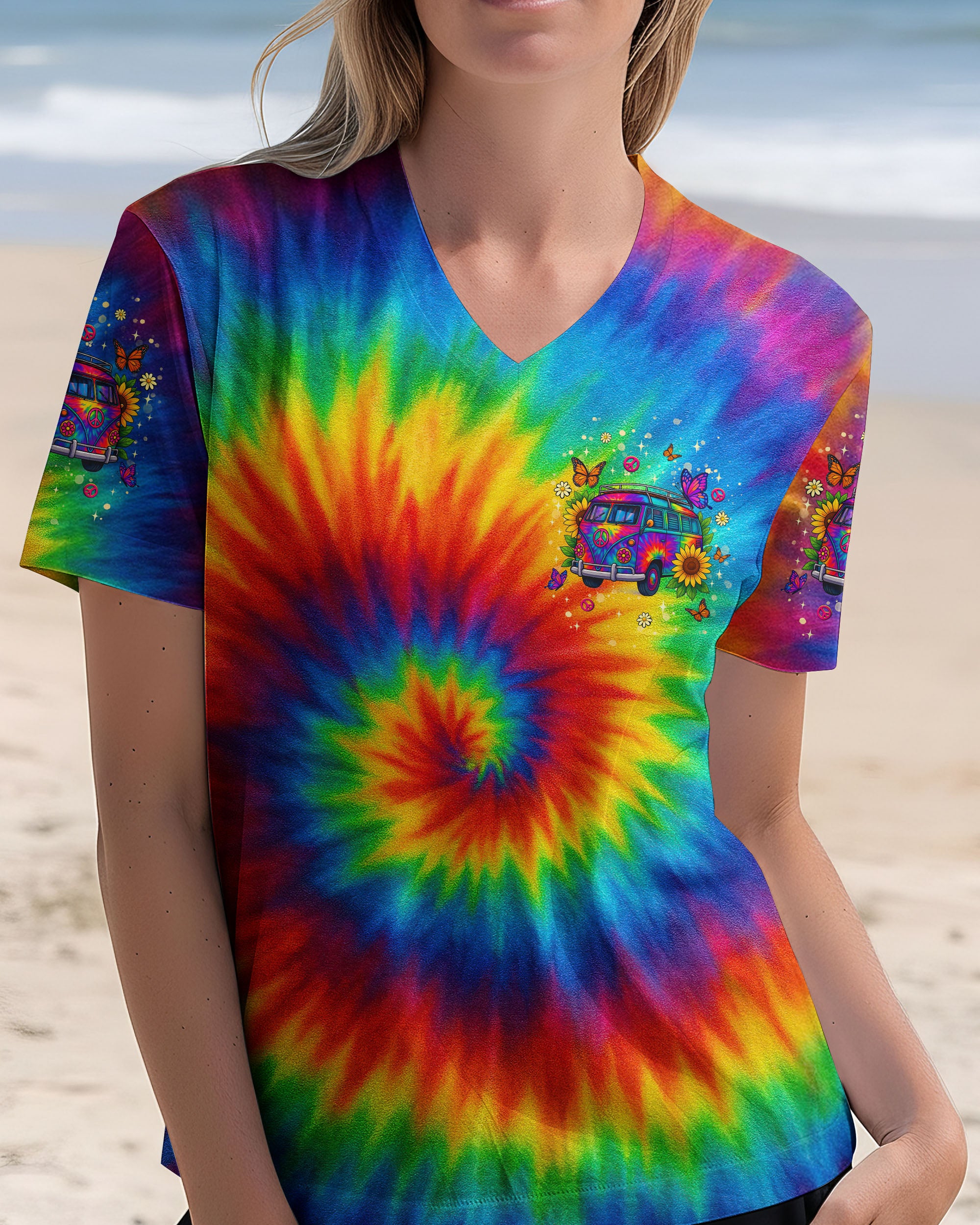 LIFE'S A JOURNEY BUS TIE DYE ALL OVER PRINT - TLNT2811251