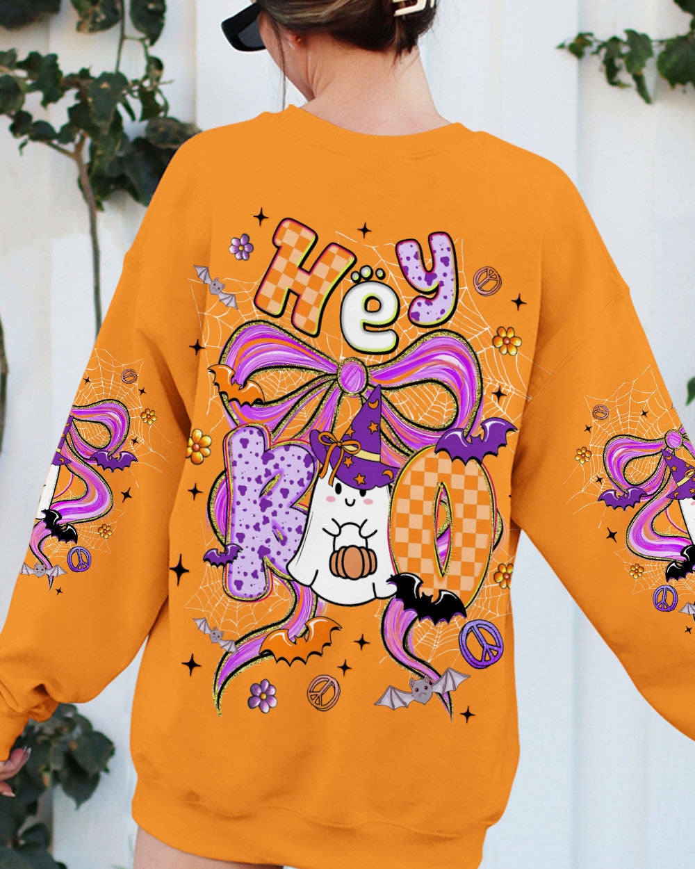 HEY BOO HALLOWEEN ALL OVER PRINT  - TLNT2907251