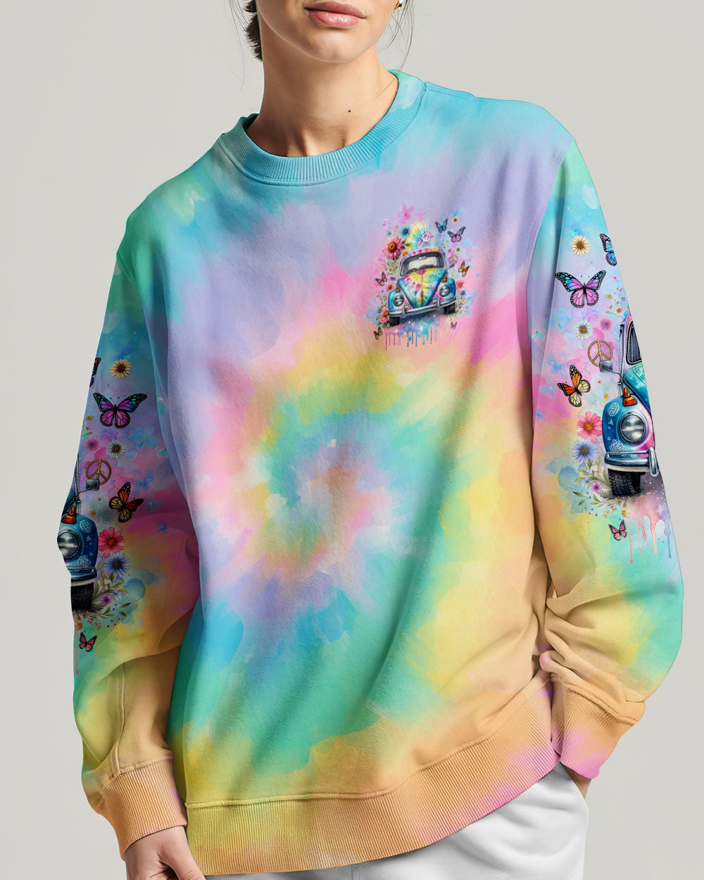 RUNNING AGAINST THE WIND TIE DYE ALL OVER PRINT - TLNT2911233