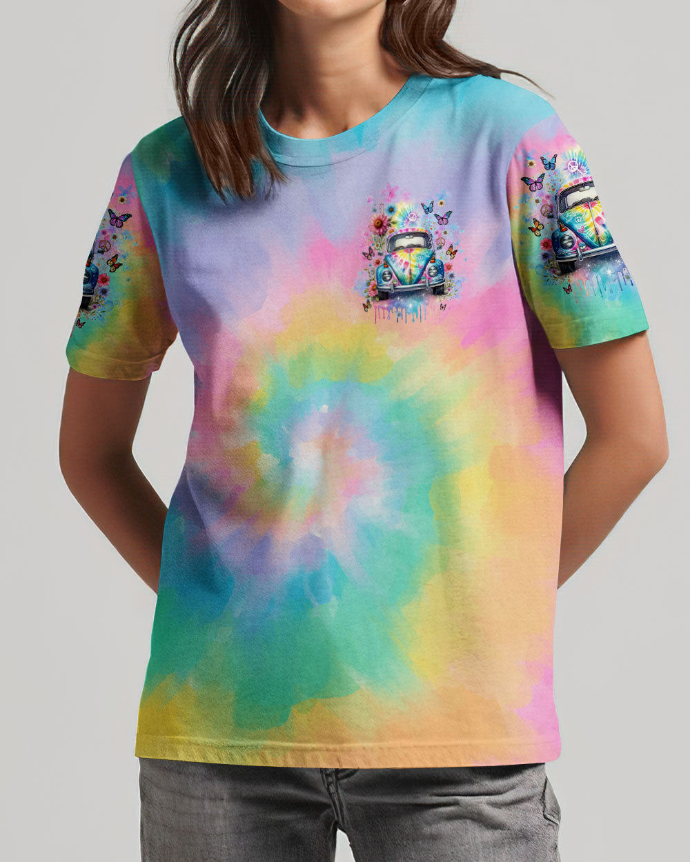 RUNNING AGAINST THE WIND TIE DYE ALL OVER PRINT - TLNT2911233