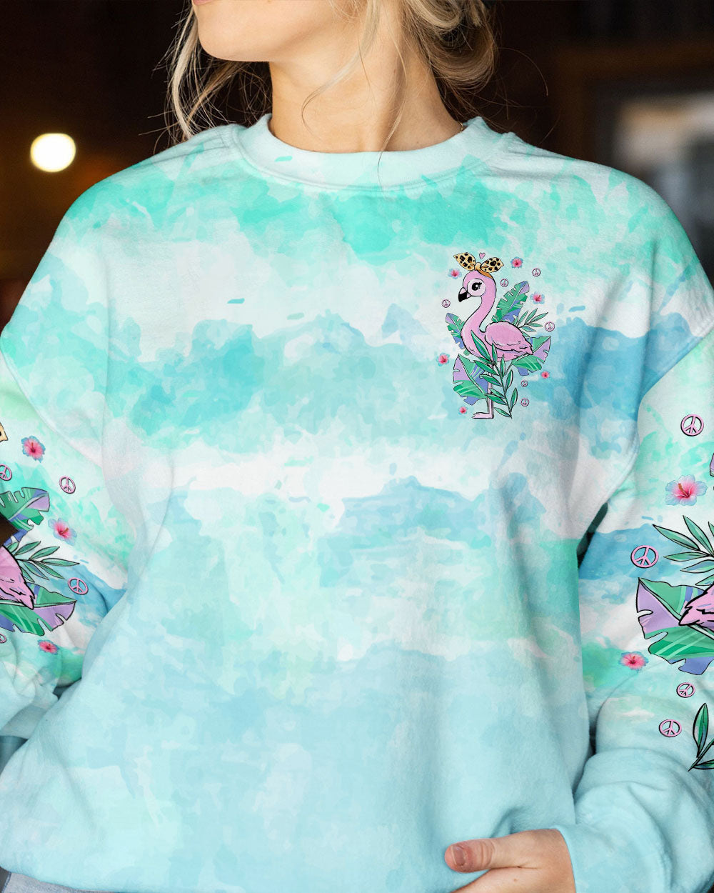 MAKE TODAY FLAMAZING FLAMINGO ALL OVER PRINT - TLNT3006232