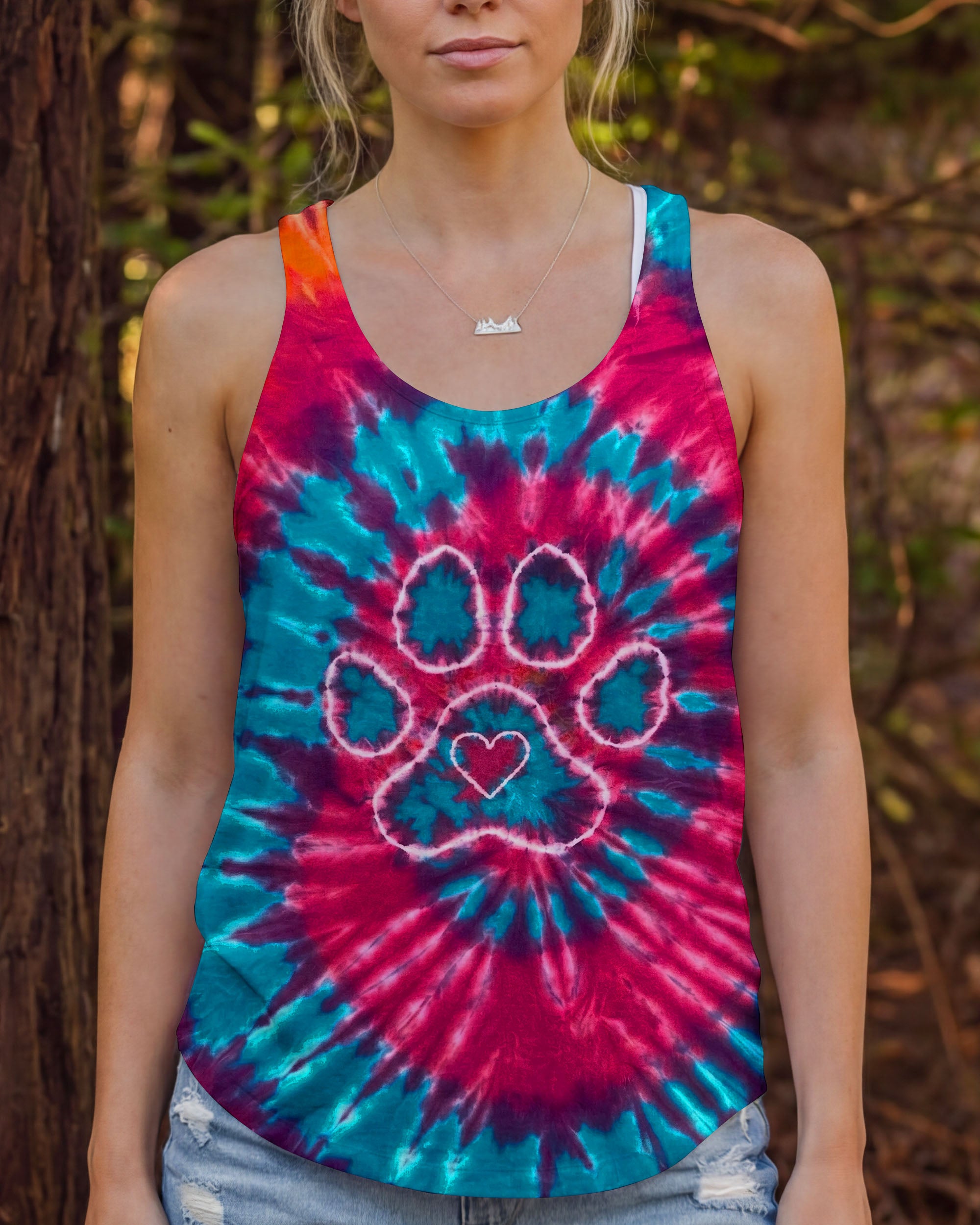 PAW PRINT SWIRL ALL OVER PRINT  - TLNT3012252