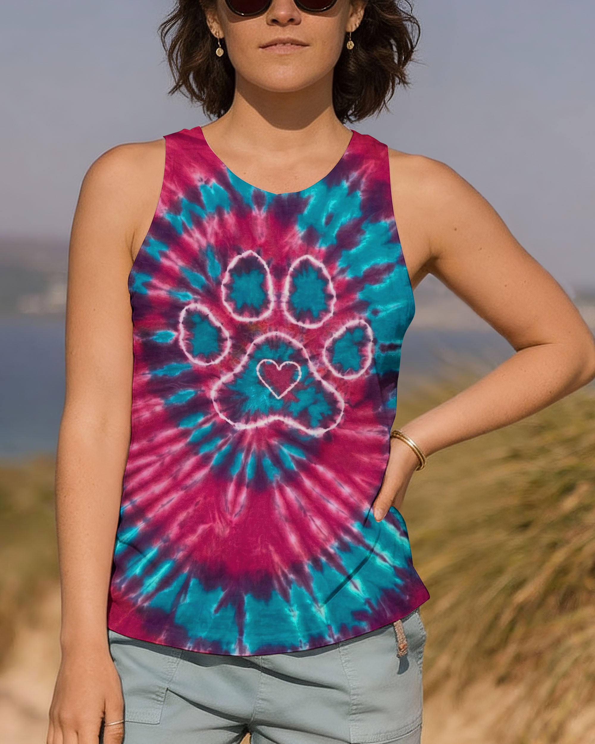 PAW PRINT SWIRL ALL OVER PRINT  - TLNT3012252