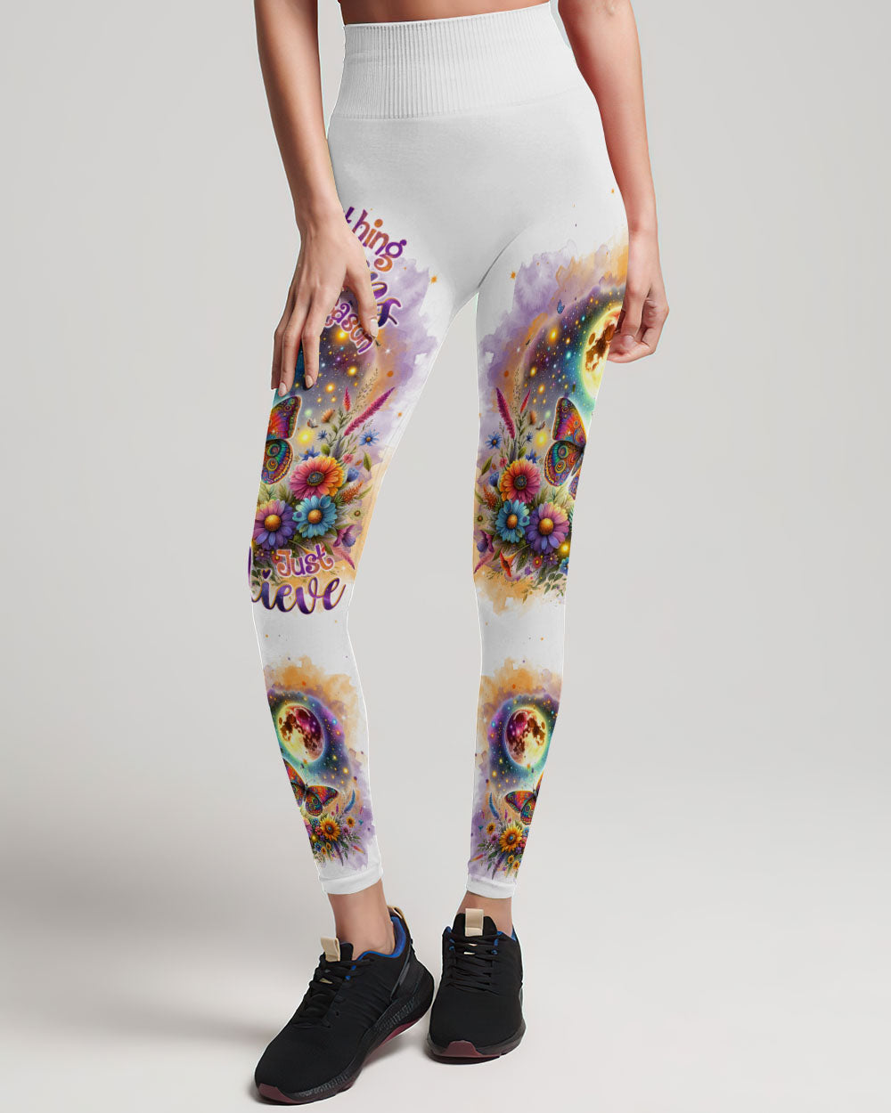 JUST BELIEVE BUTTERFLY ALL OVER PRINT - TLNT3110233