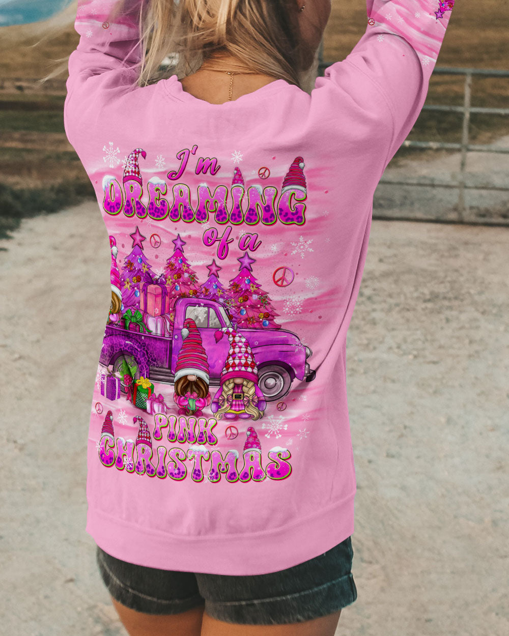 PINK CHRISTMAS ALL OVER PRINT - TLNT3110244