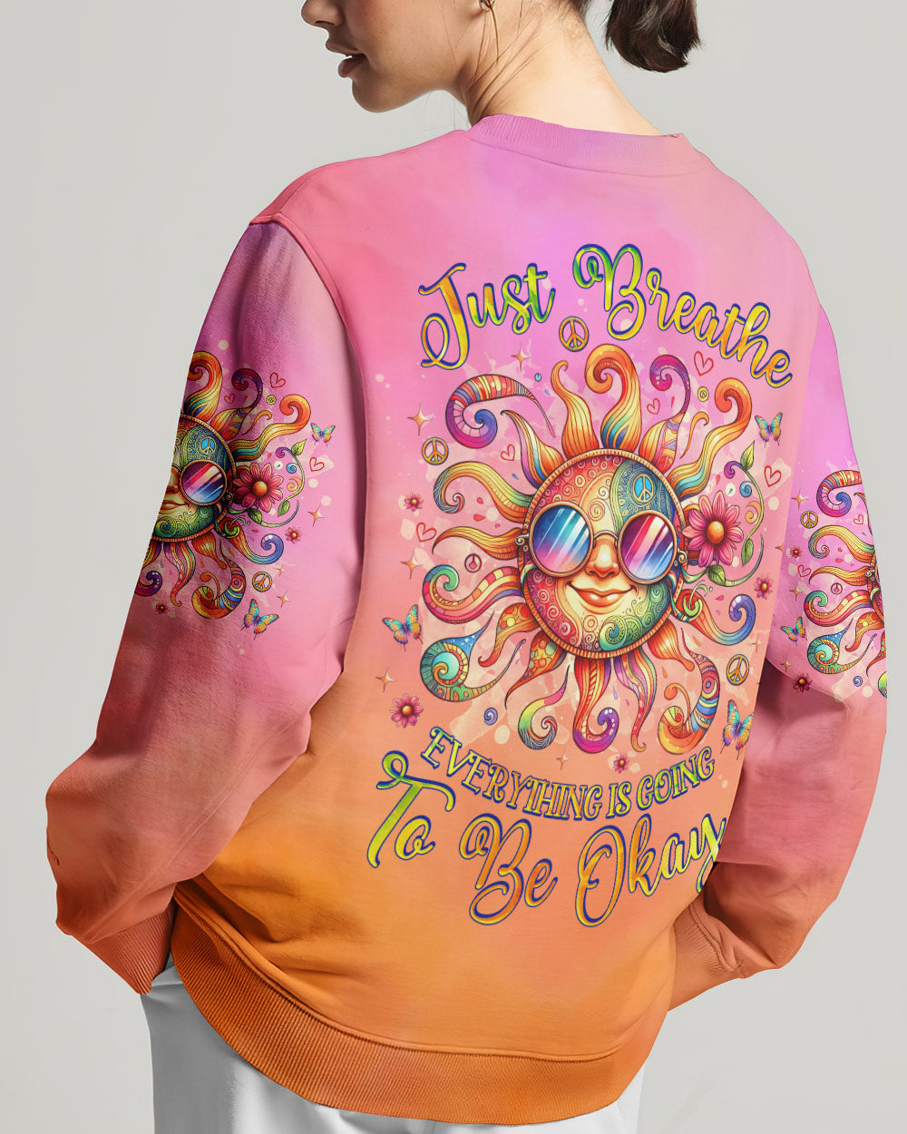 JUST BREATHE HIPPIE SUN ALL OVER PRINT - TLNZ0107243