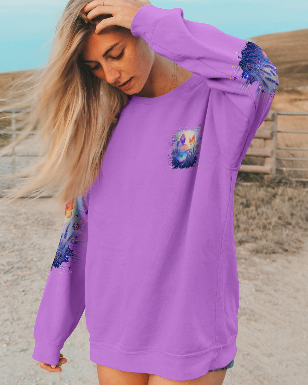FLY ME TO THE MOON BUTTERFLY ALL OVER PRINT   - TLNZ0512242