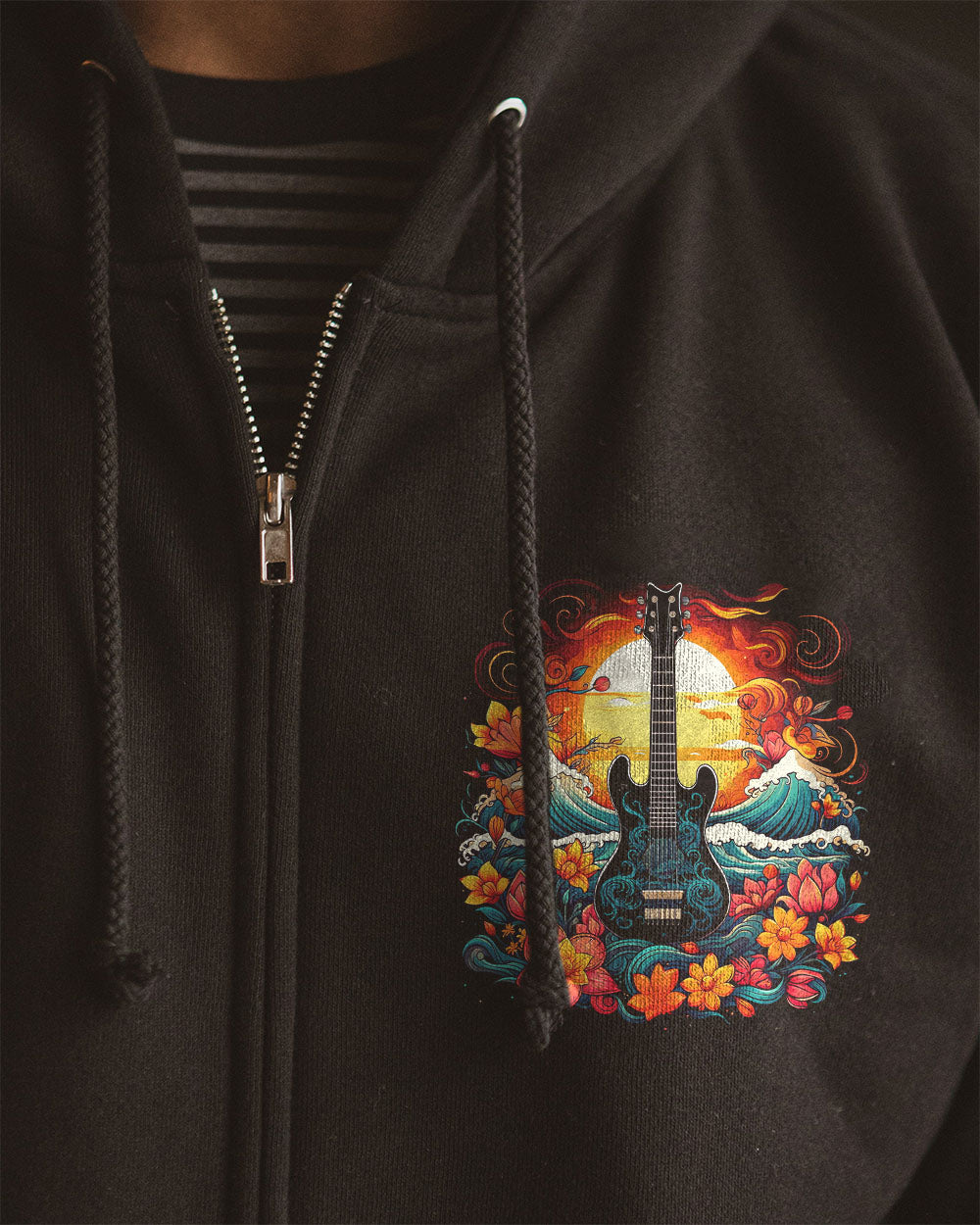 WHERE WORDS FAIL MUSIC SPEAKS GUITAR ALL OVER PRINT - TLNZ0606233