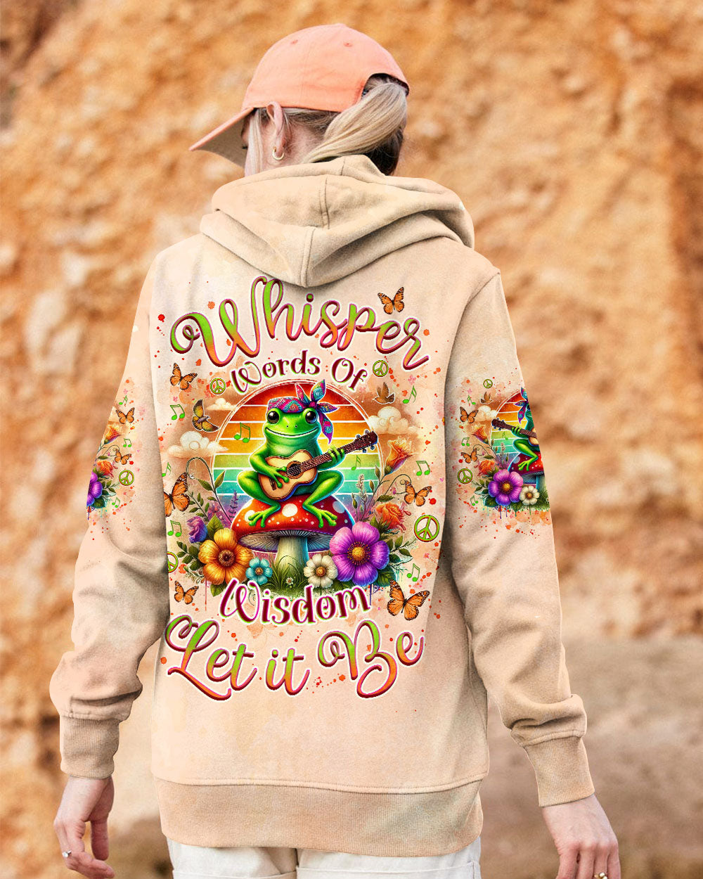WHISPER WORDS OF WISDOM GUITAR FROG ALL OVER PRINT  - TLNZ0802253