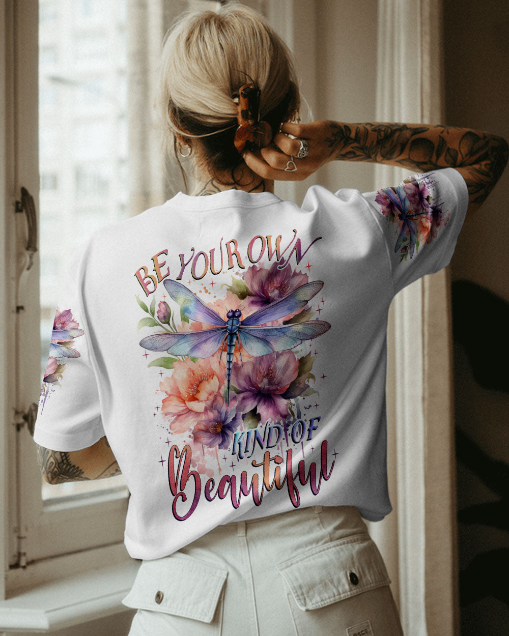 BE YOUR OWN KIND OF BEAUTIFUL DRAGONFLY ALL OVER PRINT - TLNZ0806231
